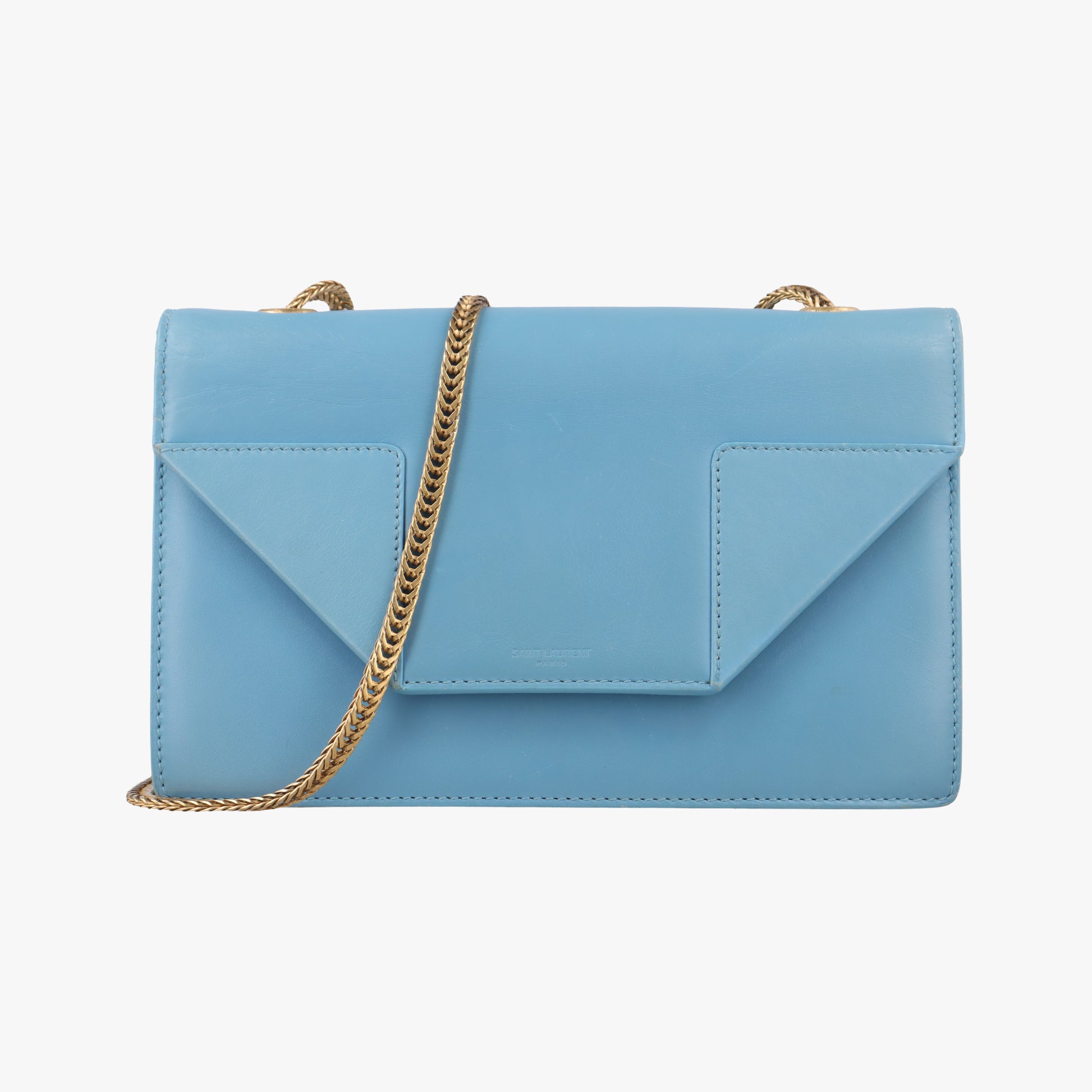 Small Betty Flap Blue Leather 314516 314516.000926ベティ スモール ブルー レザー 314516 314516.000926