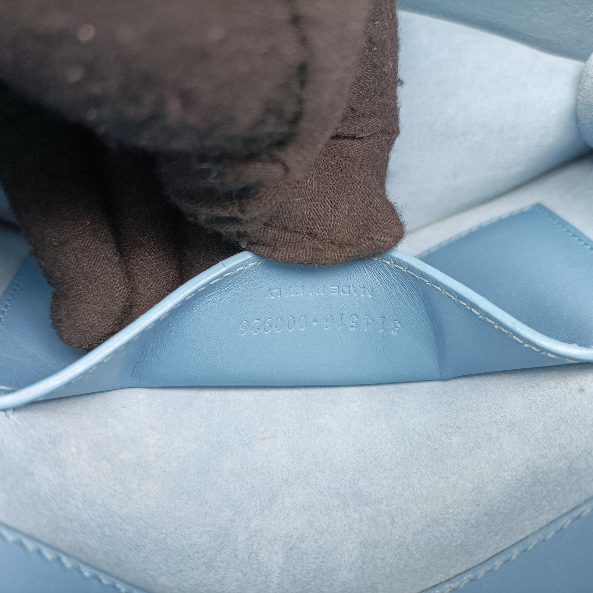 Small Betty Flap Blue Leather 314516 314516.000926ベティ スモール ブルー レザー 314516 314516.000926