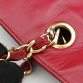 Chain Tote Red lambskin 0553790チェーン トート レッド ラムスキン 0553790
