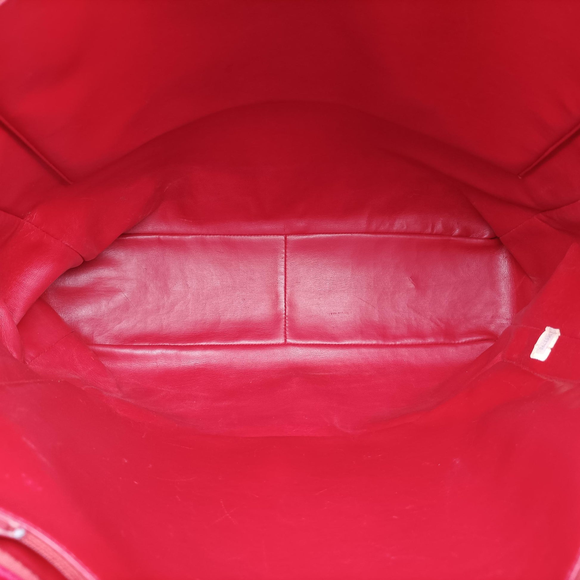 Chain Tote Red lambskin 0553790チェーン トート レッド ラムスキン 0553790