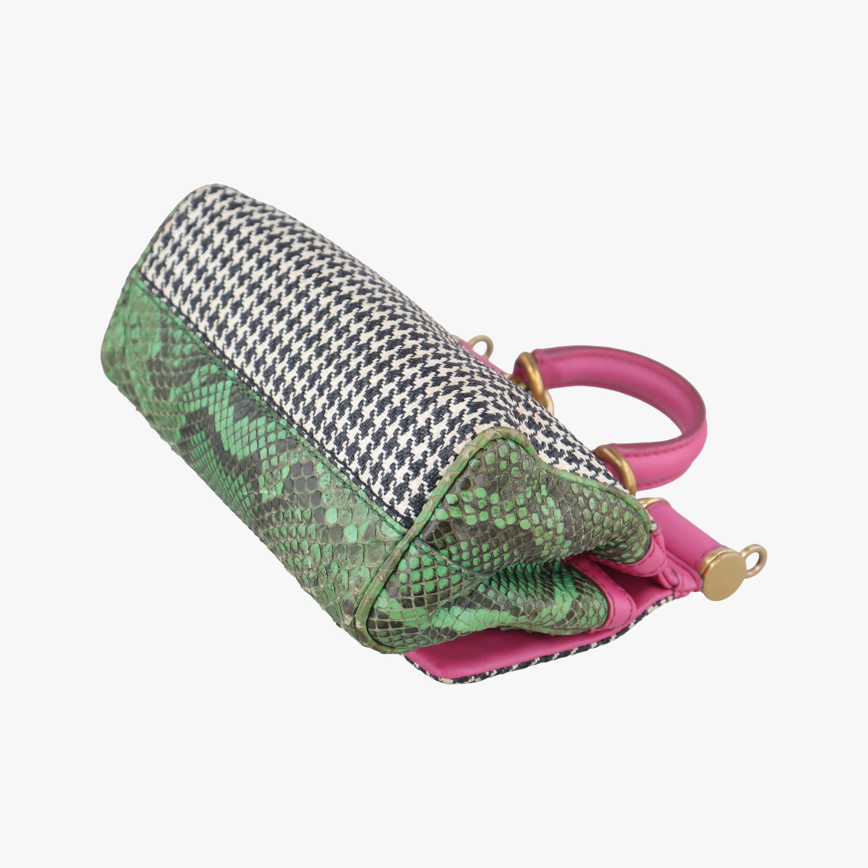 SICILY Multicolour Leather x Canvas × Snakeskin シシリー マルチカラー レザー×キャンバス× スネークスキン 