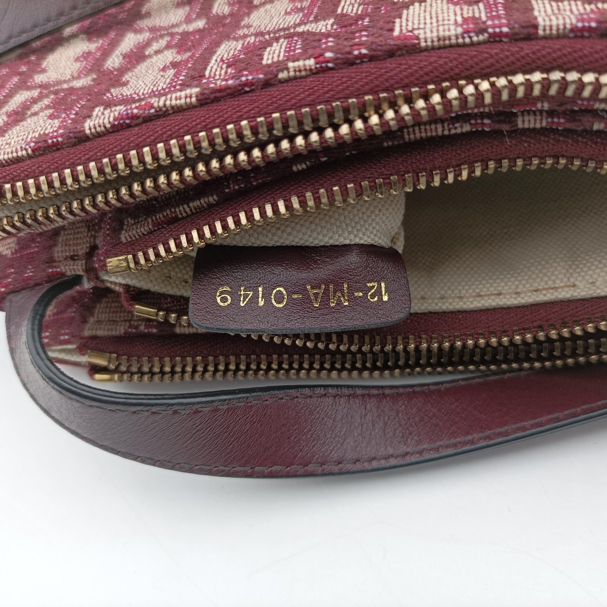 saddle Red×beige Jacquard 12-MA-0149サドル レッド×ベージュ ジャガード 12-MA-0149