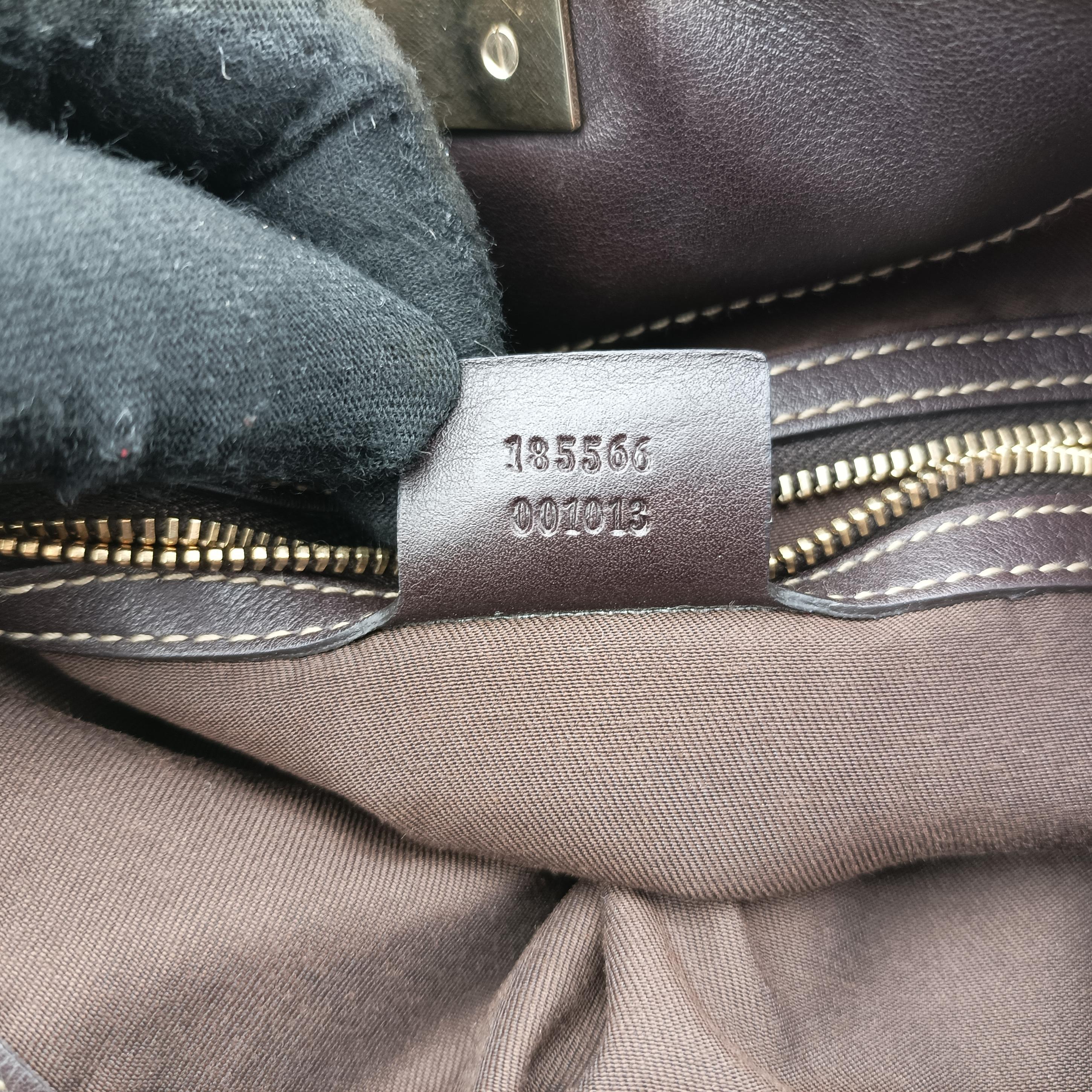 Indy Babouska Brown canvas x leather 185566 C3187085インディ ブラウン キャンバス×レザー 185566 C3187085