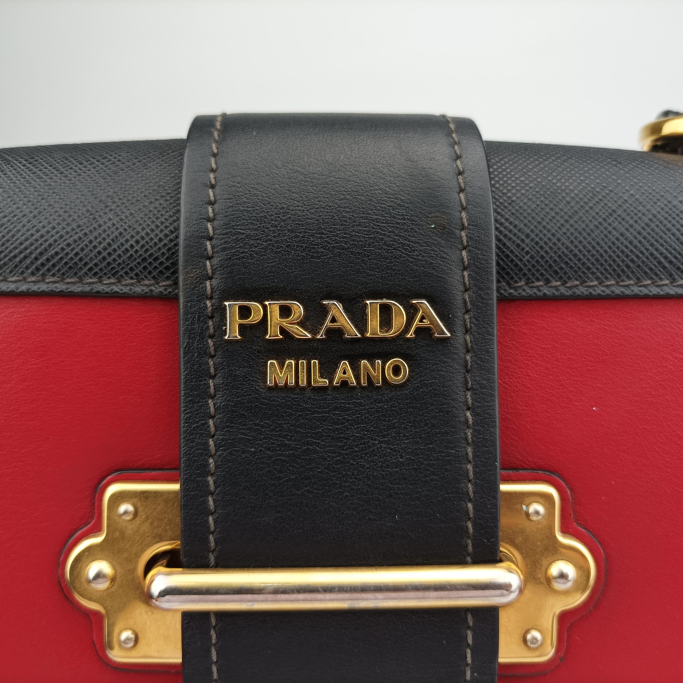 Cahier Red×Black Leather 1BA070 25カイエ レッド×ブラック レザー 1BA070 25