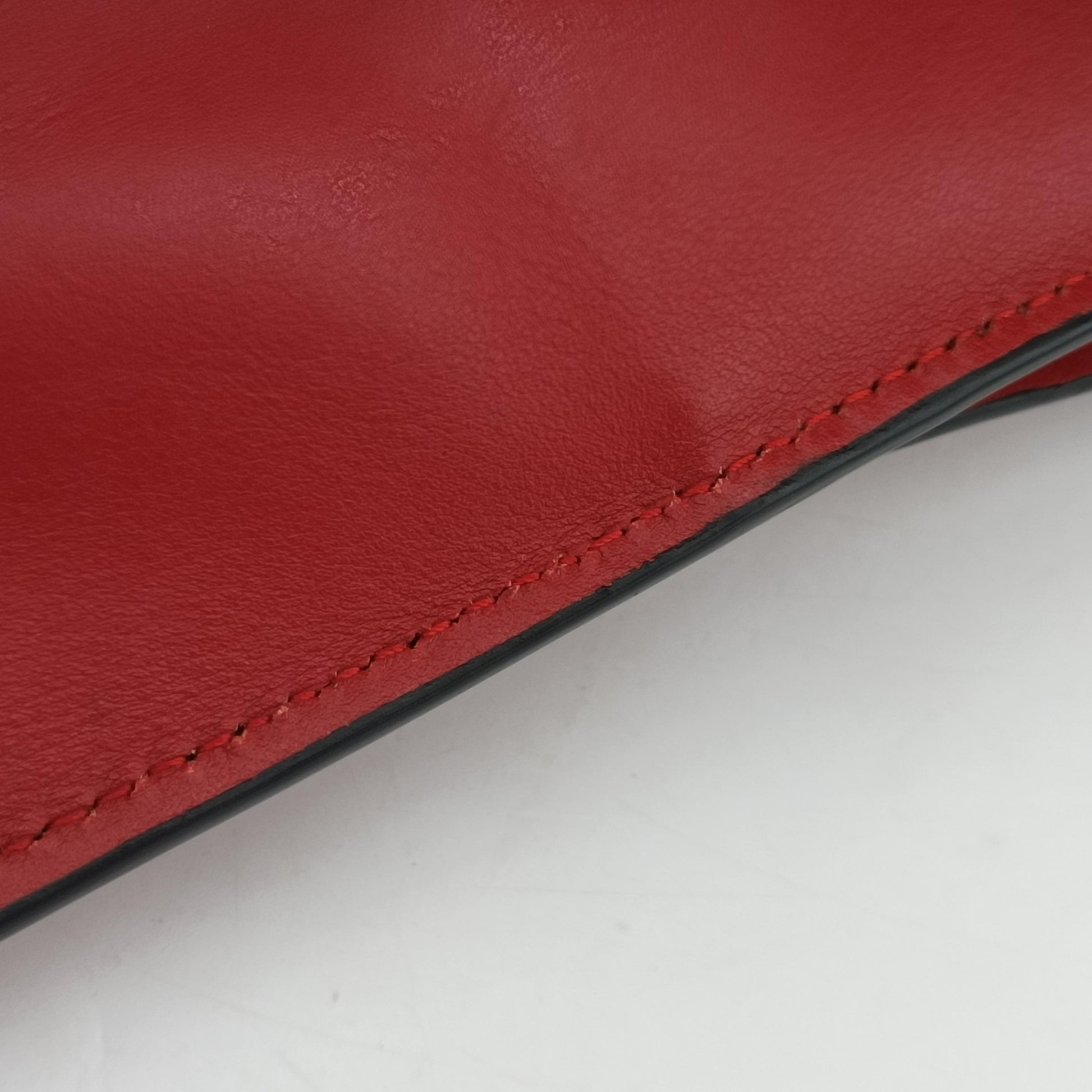 Cahier Red×Black Leather 1BA070 25カイエ レッド×ブラック レザー 1BA070 25