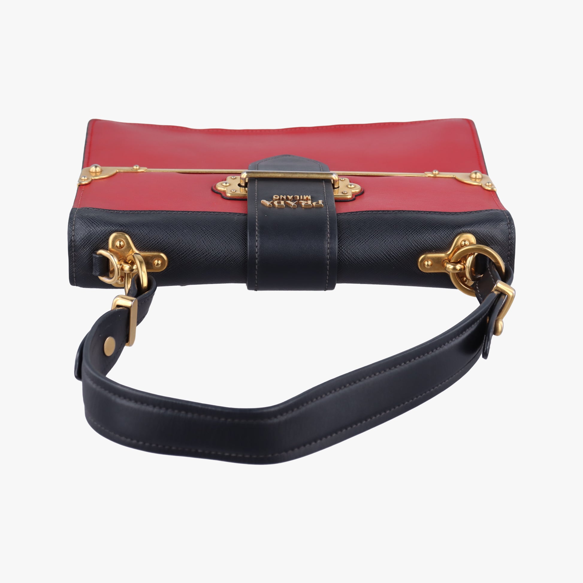 Cahier Red×Black Leather 1BA070 25カイエ レッド×ブラック レザー 1BA070 25