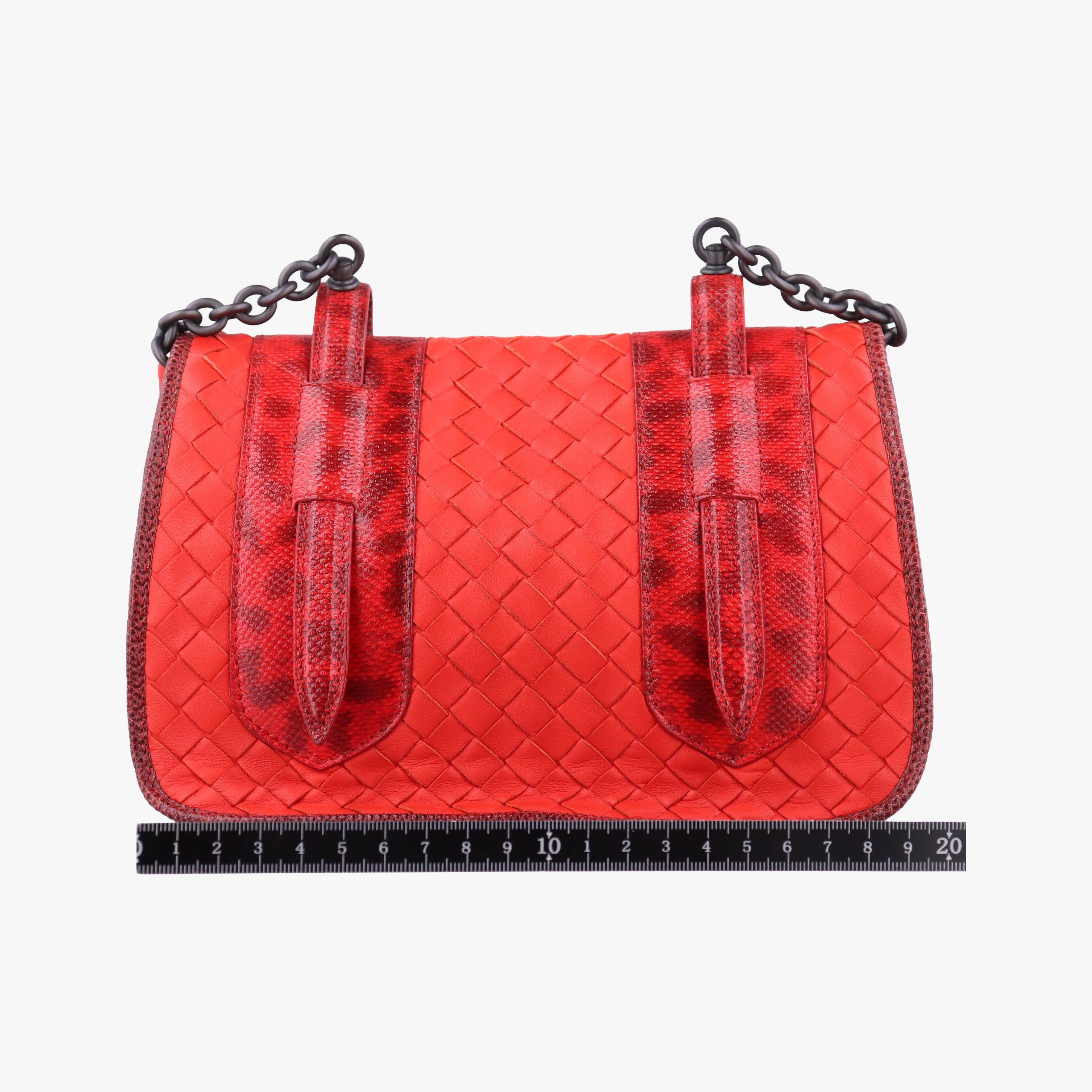 Intrecciato Red lambskin B05326392Wイントレチャート レッド ラムスキン B05326392W