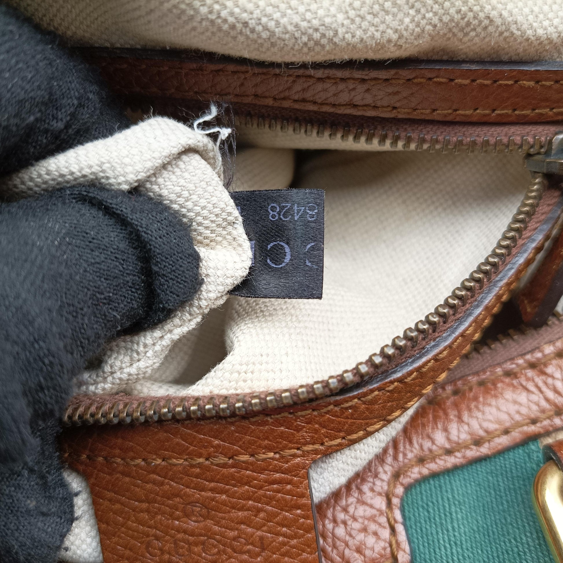 Sherry Line Multicolour Leather x canvas 247205 Lot number unknownシェリーライン マルチカラー レザー×キャンバス 247205 製番不明