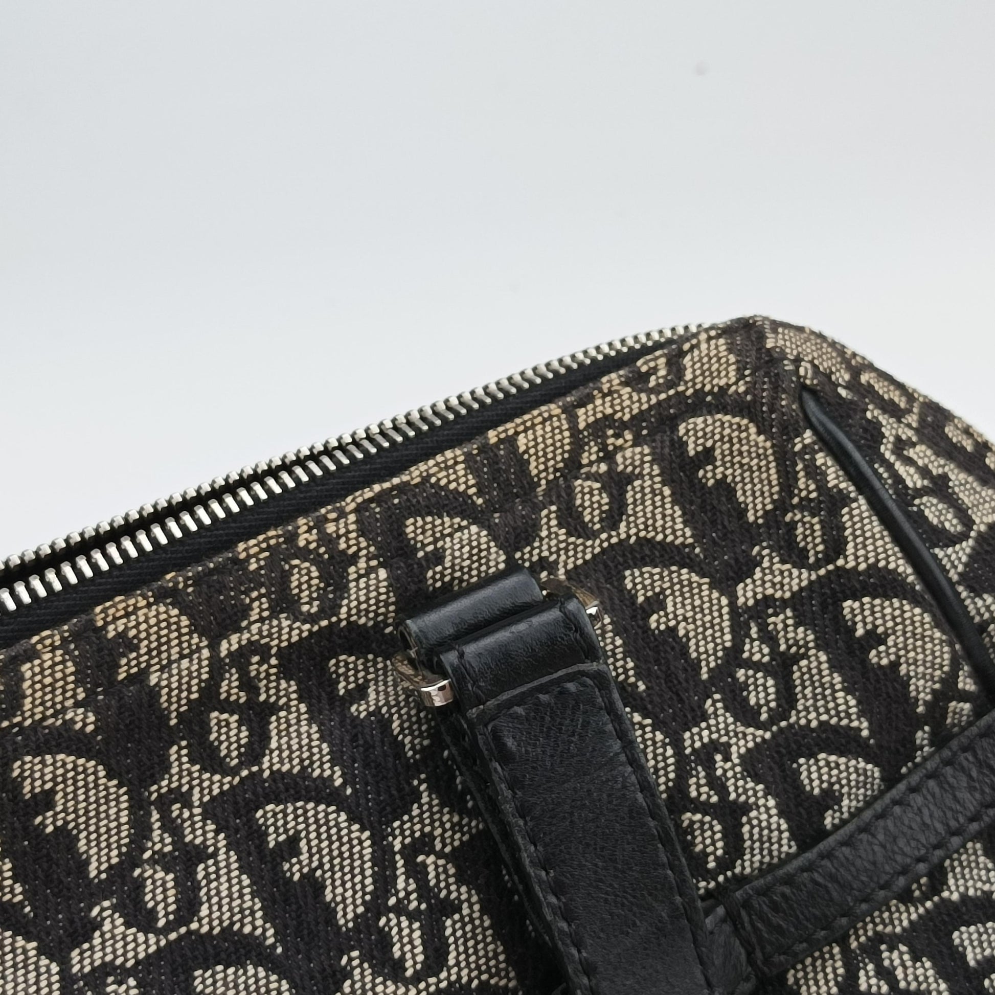 Trotter beige×navy Jacquard BO E 0044トロッター ベージュ×ネイビー ジャガード BO E 0044