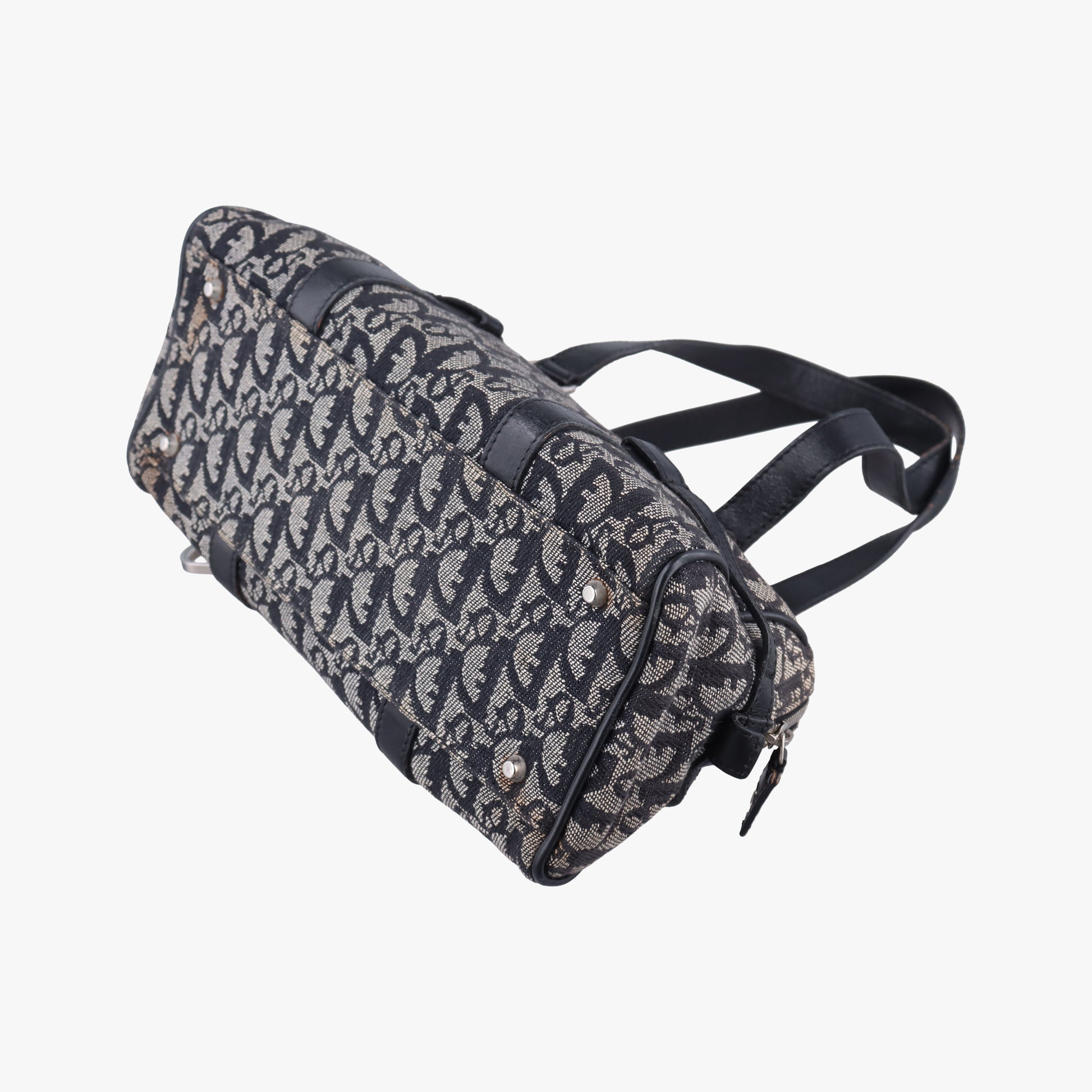 Trotter beige×navy Jacquard BO E 0044トロッター ベージュ×ネイビー ジャガード BO E 0044