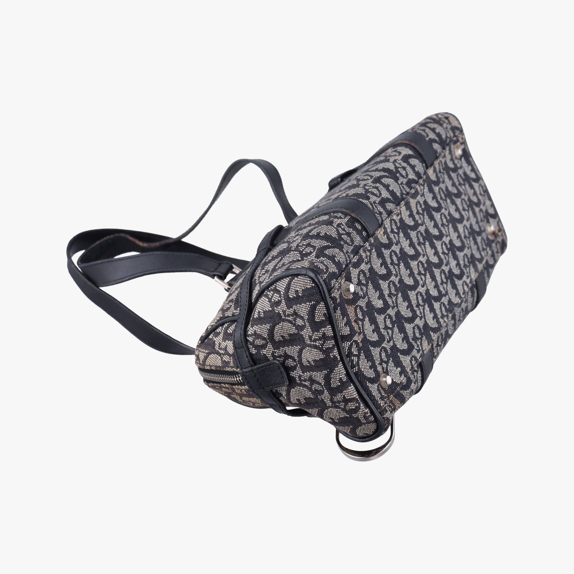 Trotter beige×navy Jacquard BO E 0044トロッター ベージュ×ネイビー ジャガード BO E 0044