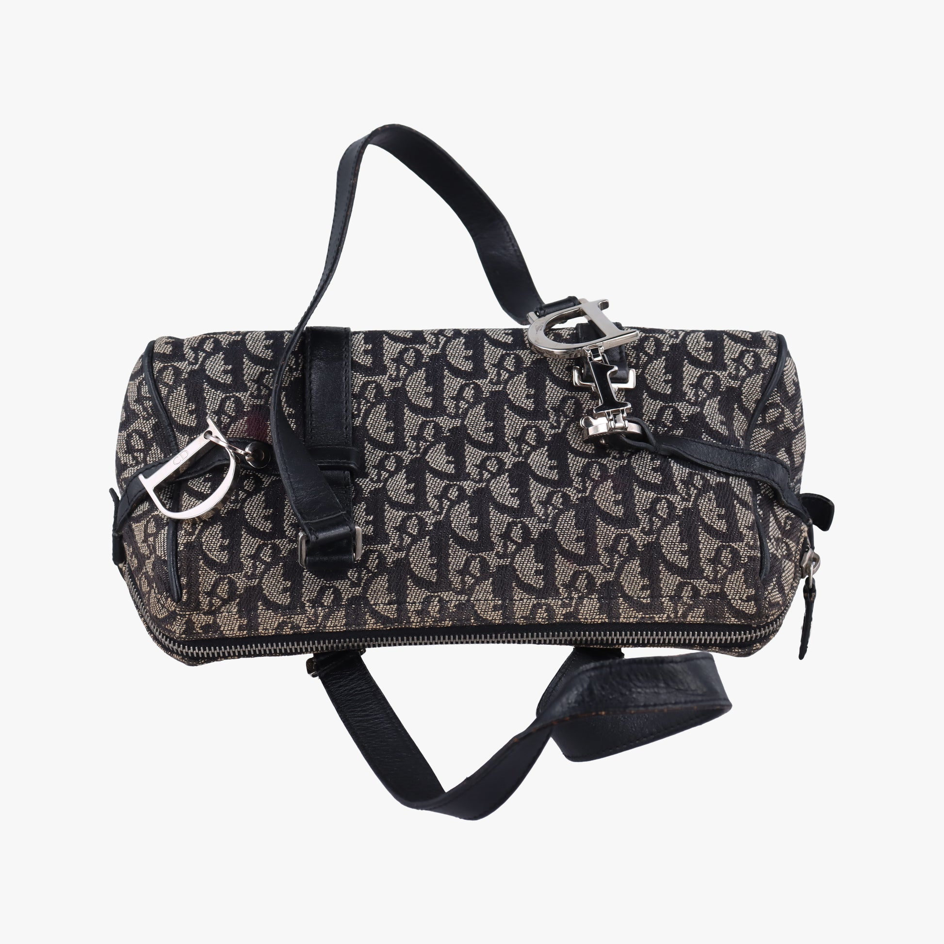 Trotter beige×navy Jacquard BO E 0044トロッター ベージュ×ネイビー ジャガード BO E 0044