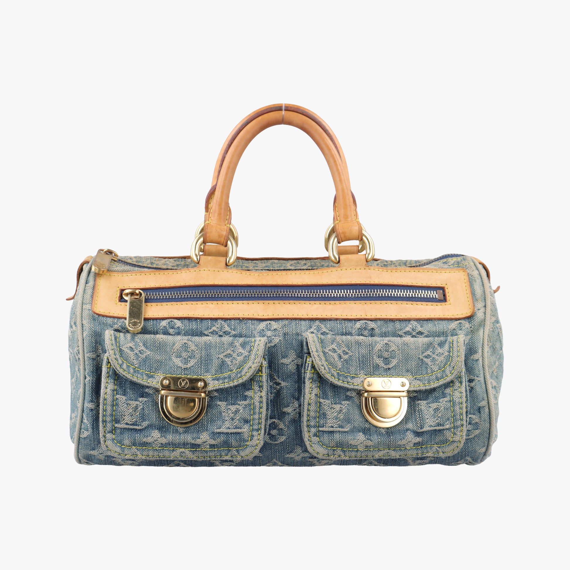 Neo Speedy Blue Monogram Denim M95019 SP0056ネオスピーディ ブルー モノグラム デニム M95019 SP0056