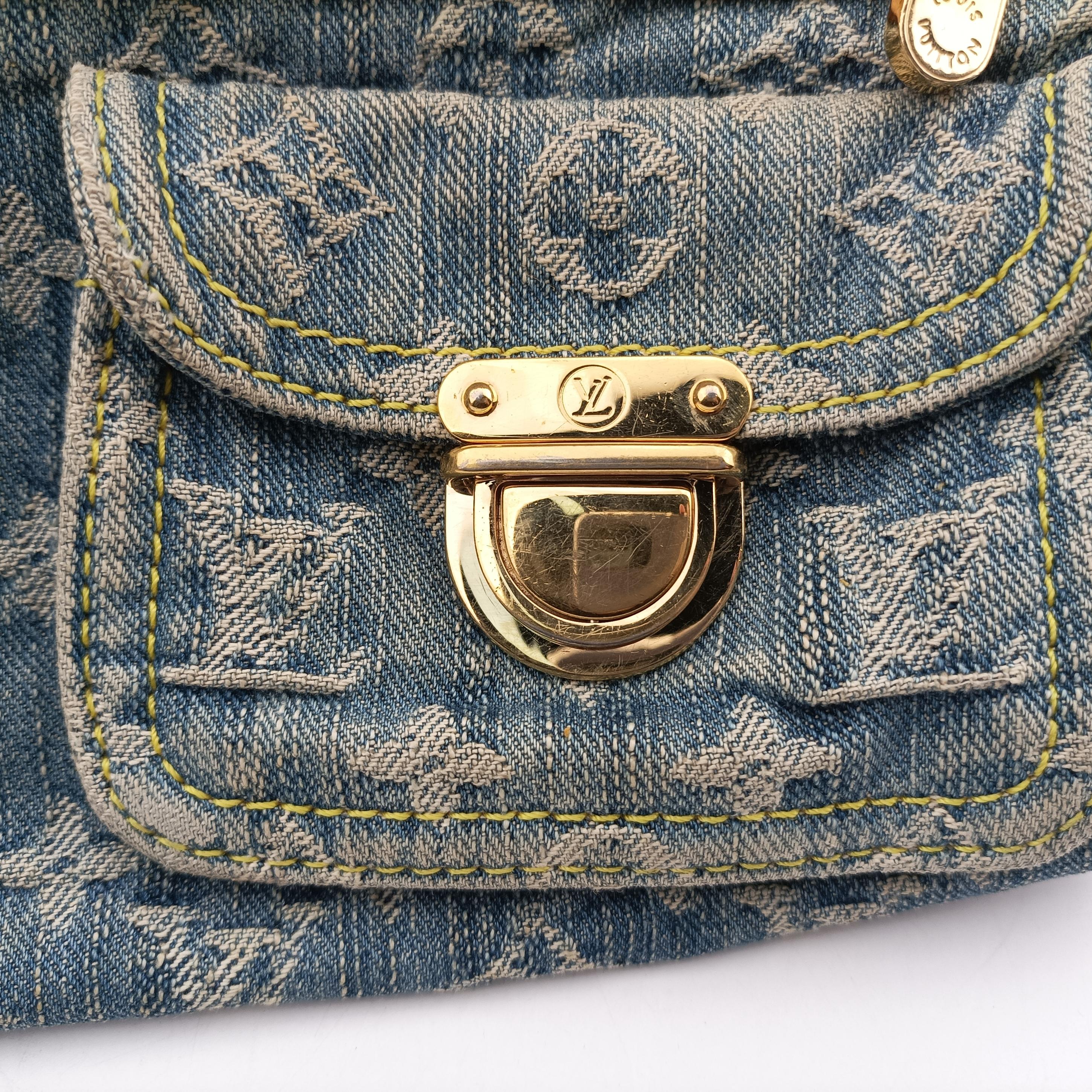 Neo Speedy Blue Monogram Denim M95019 SP0056ネオスピーディ ブルー モノグラム デニム M95019 SP0056