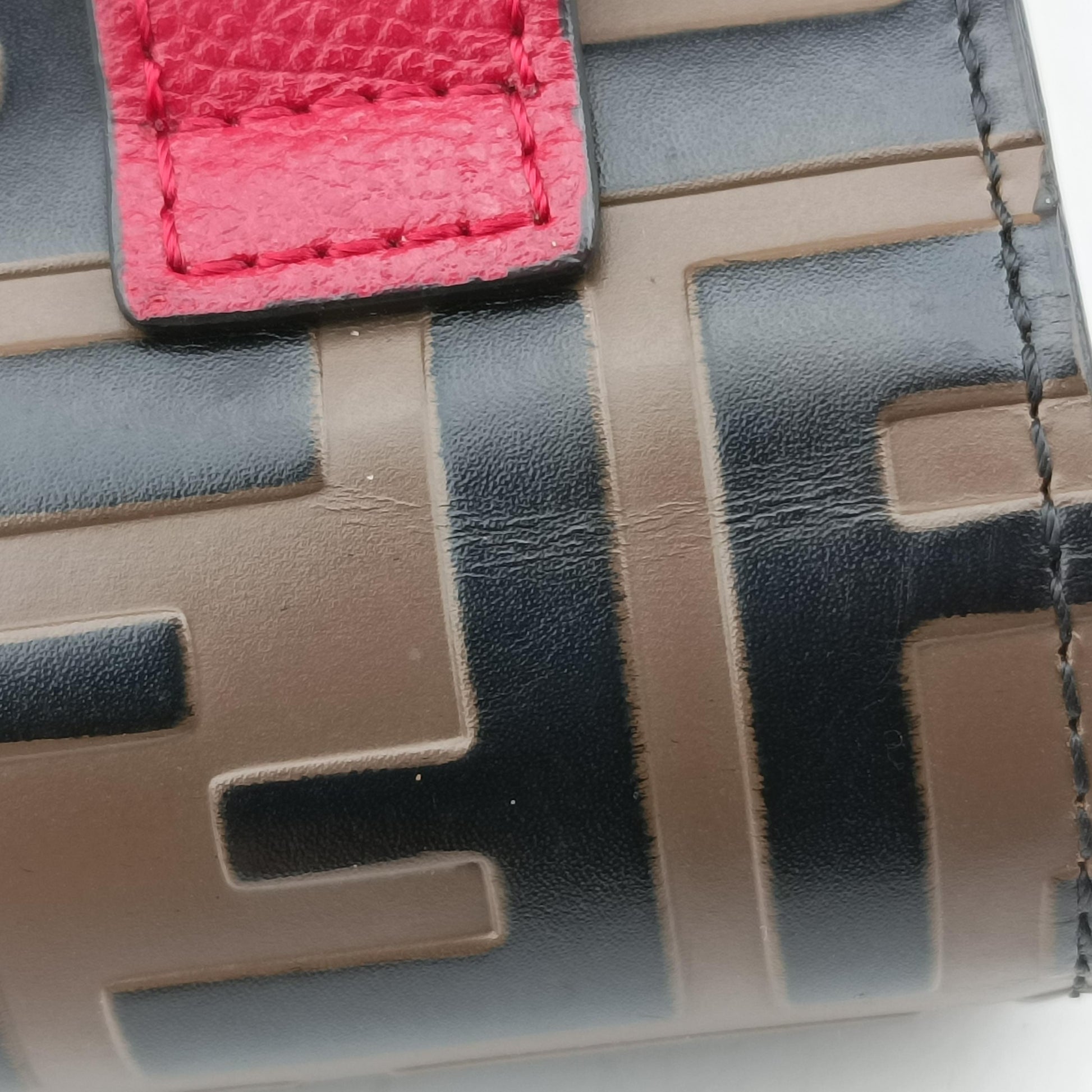 F is Brown×red Leather 8BM005 8BM005-A6CB 198-8210エフ イズ ブラウン×レッド レザー 8BM005 8BM005-A6CB 198-8210