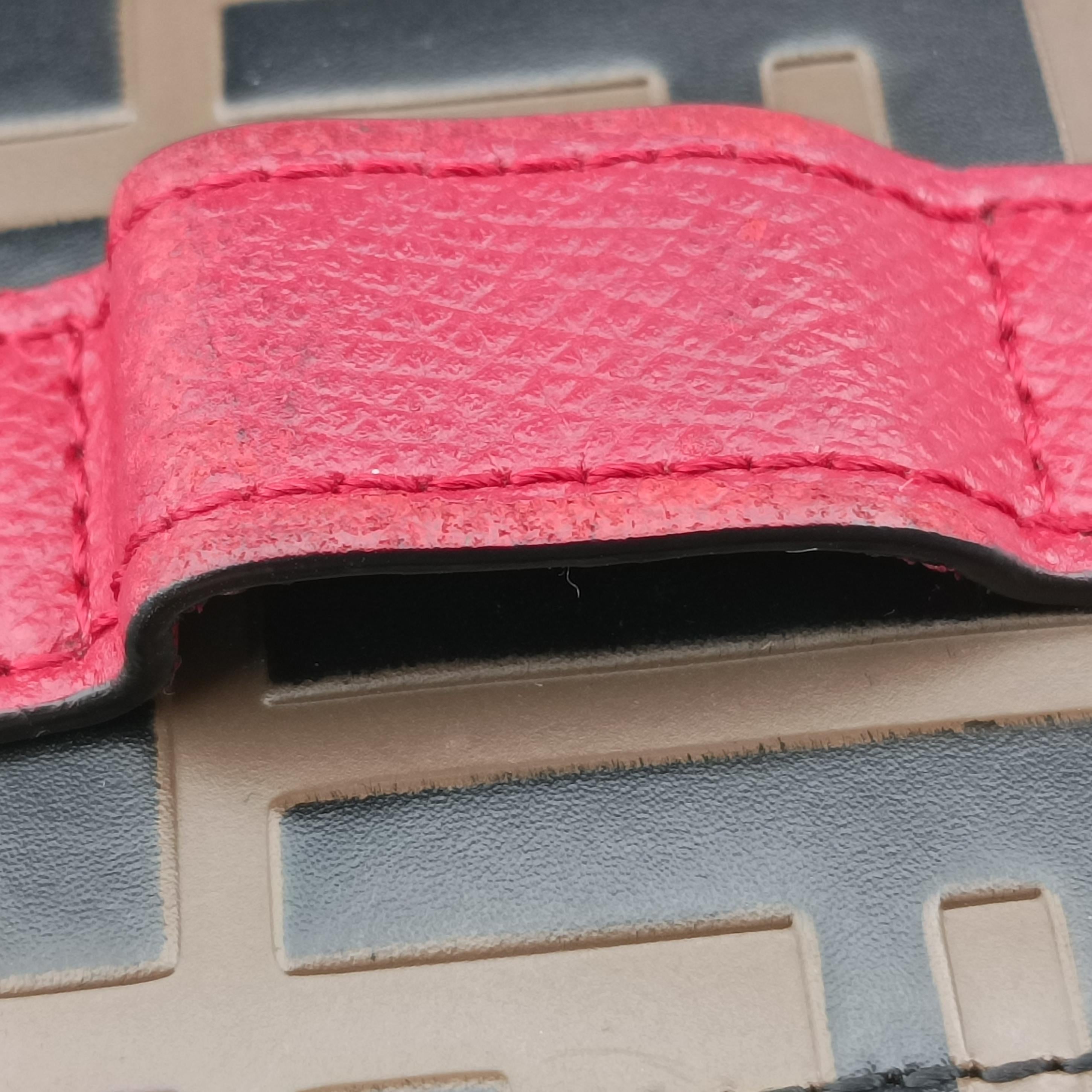 F is Brown×red Leather 8BM005 8BM005-A6CB 198-8210エフ イズ ブラウン×レッド レザー 8BM005 8BM005-A6CB 198-8210