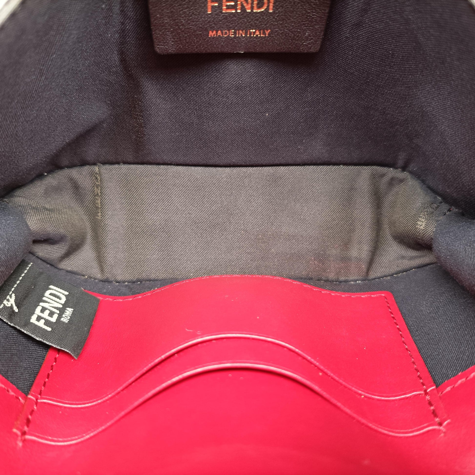 F is Brown×red Leather 8BM005 8BM005-A6CB 198-8210エフ イズ ブラウン×レッド レザー 8BM005 8BM005-A6CB 198-8210