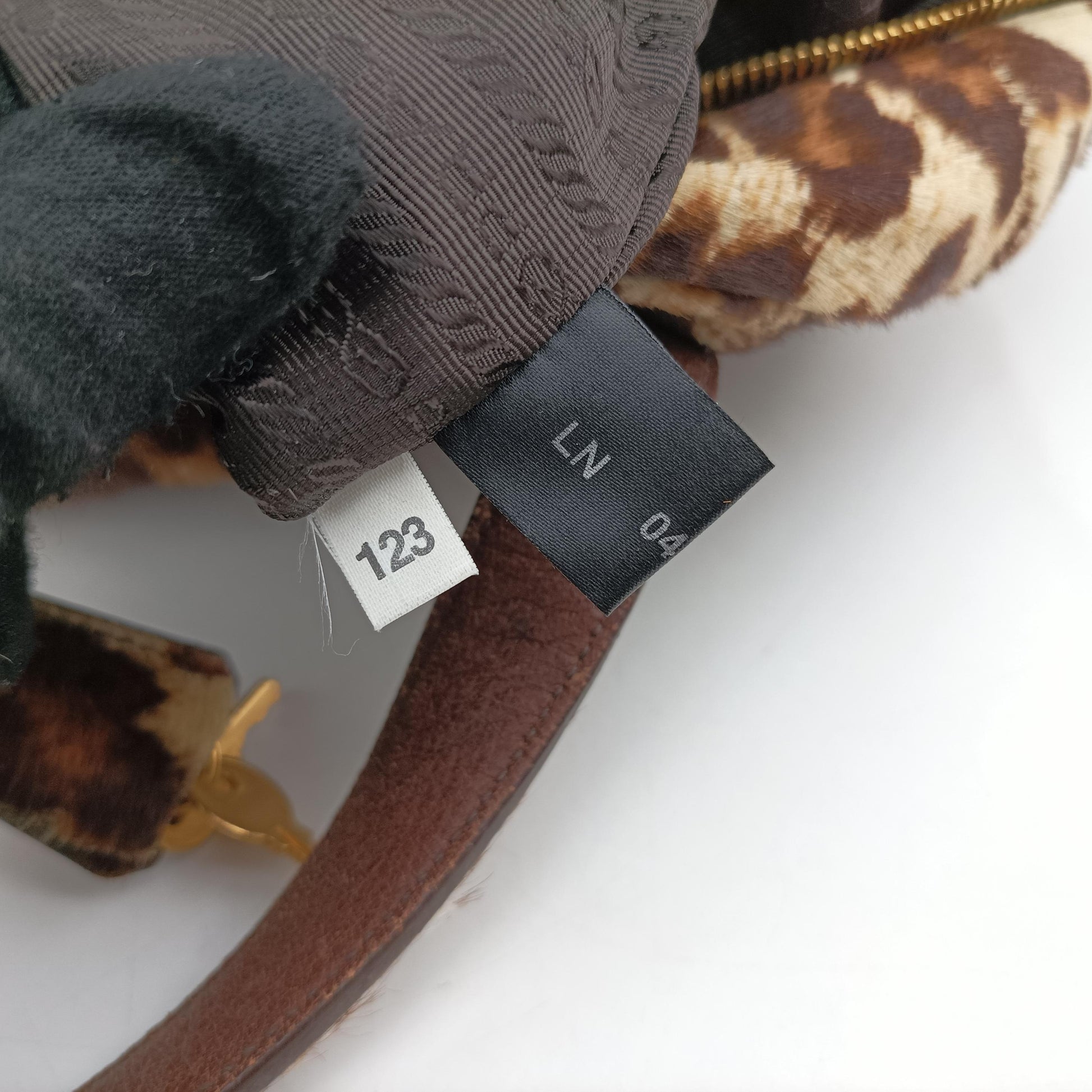 Leopard print Multicolour ponyhair　 123ヒョウ柄レオバード マルチカラー ハラコ 123