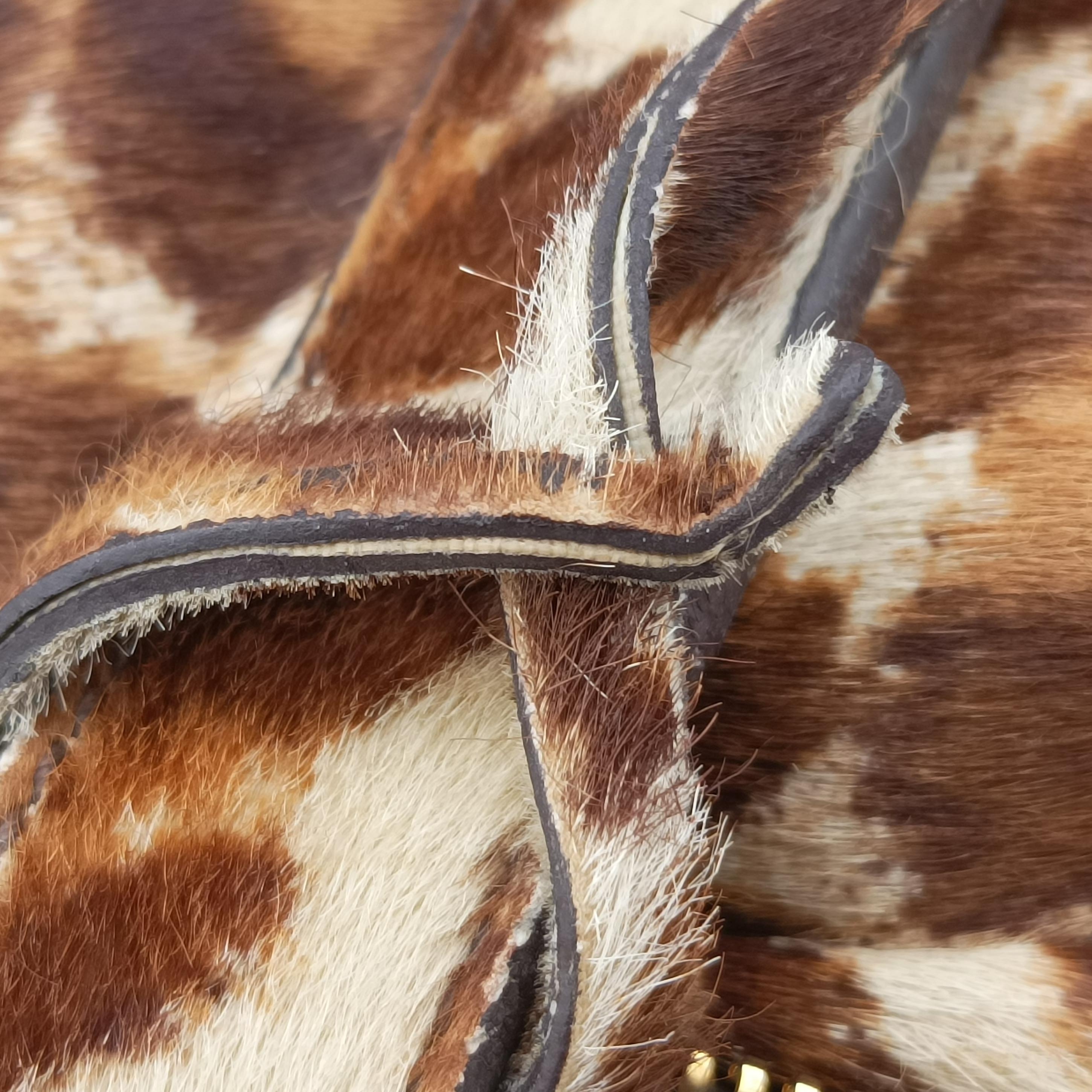 Leopard print Multicolour ponyhair　 123ヒョウ柄レオバード マルチカラー ハラコ 123