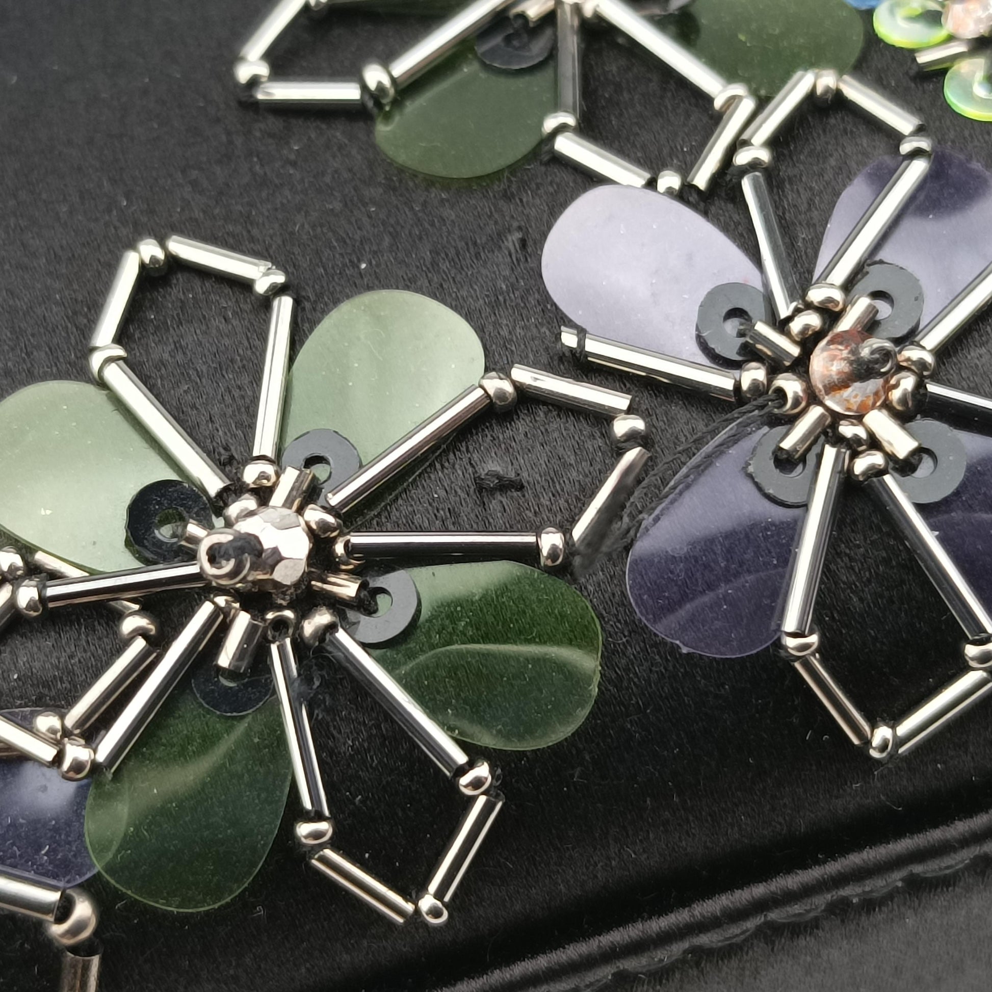 Lady Dior Black silk 04-MA-1126レディディオール ブラック シルク 04-MA-1126