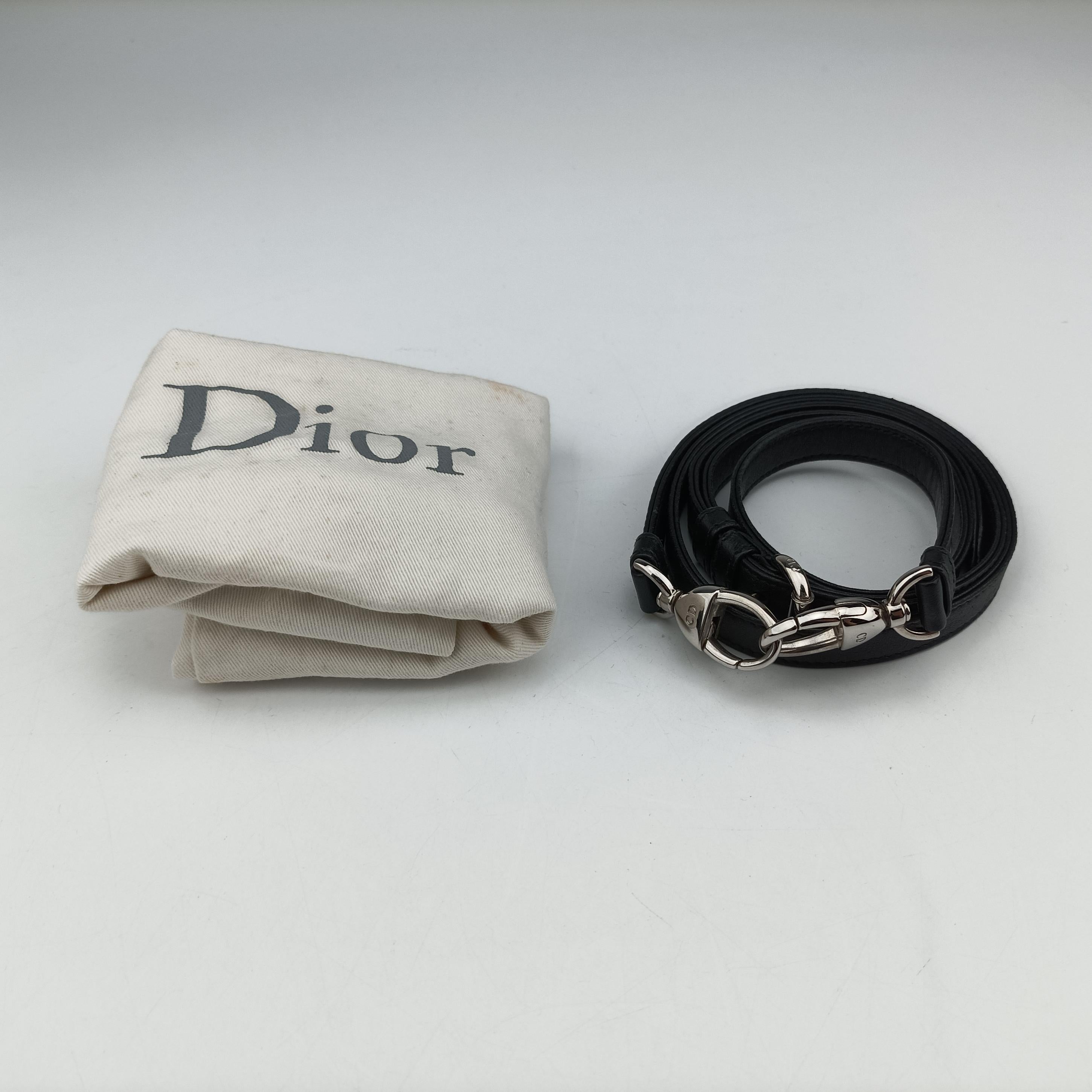 Lady Dior Black silk 04-MA-1126レディディオール ブラック シルク 04-MA-1126