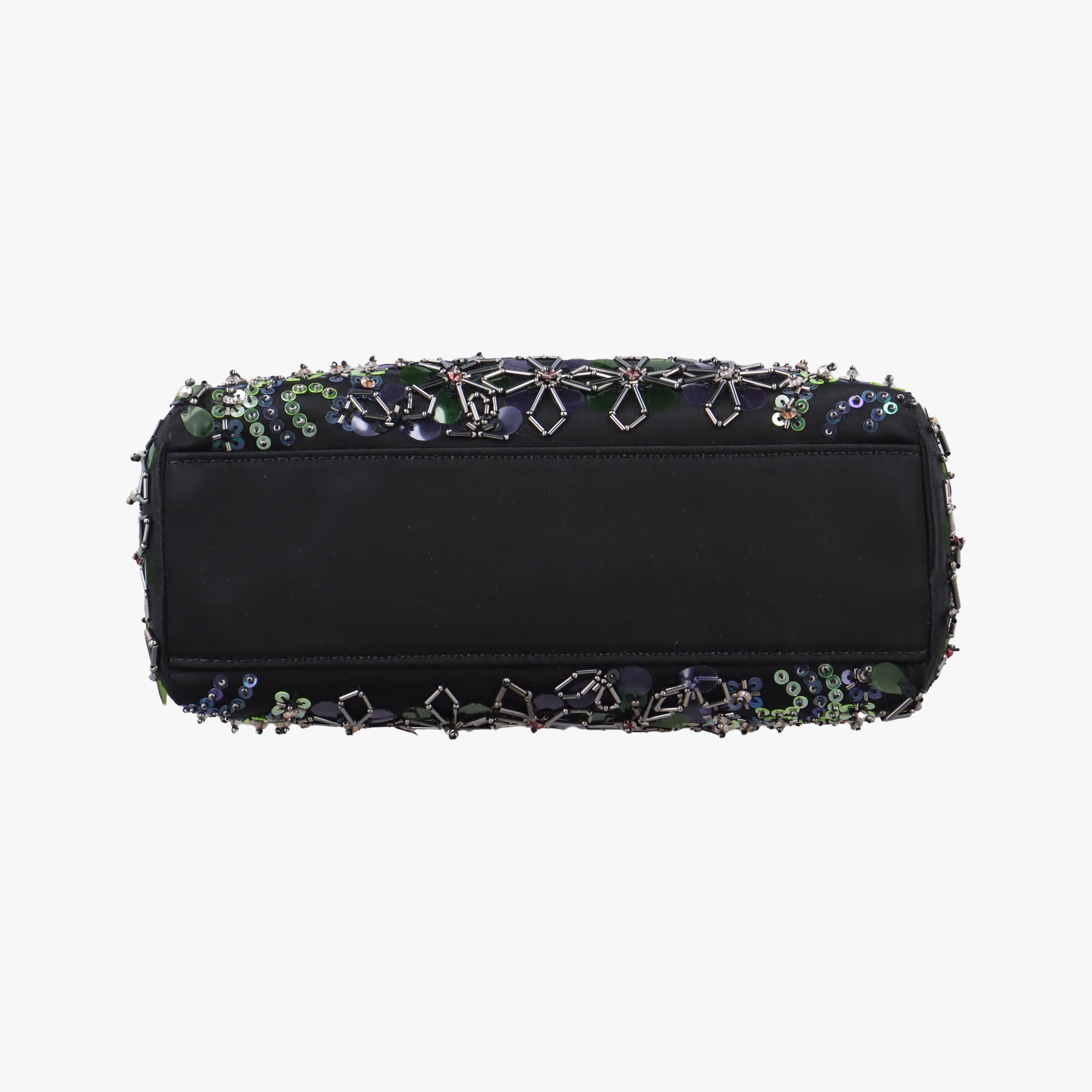 Lady Dior Black silk 04-MA-1126レディディオール ブラック シルク 04-MA-1126