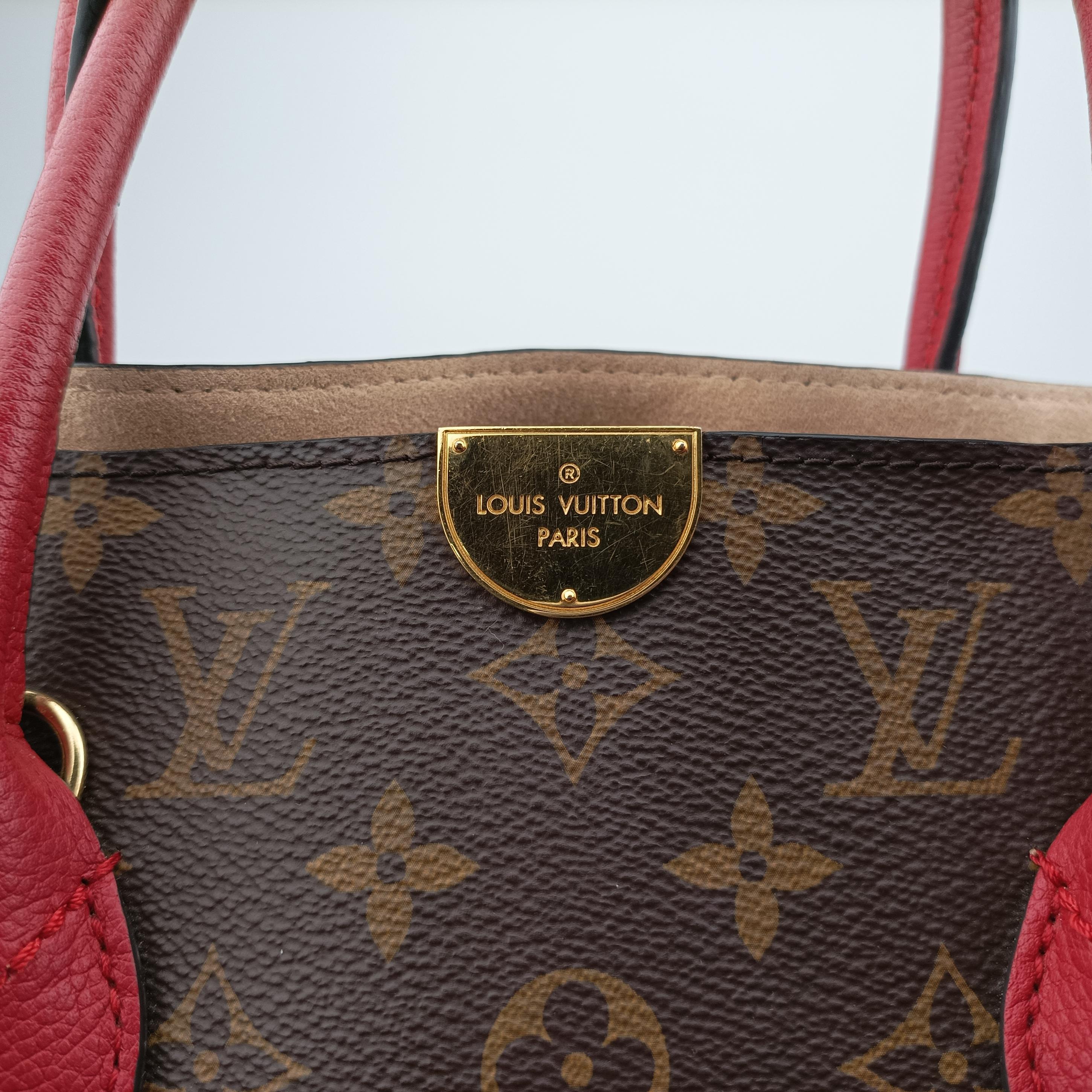 FLANDRIN Brown×CERISE Monogram Canvas×calf leather M41596 DU2177フランドリン モノグラム/ブラウン×スリーズ モノグラムキャンバス×カーフレザー M41596 DU2177