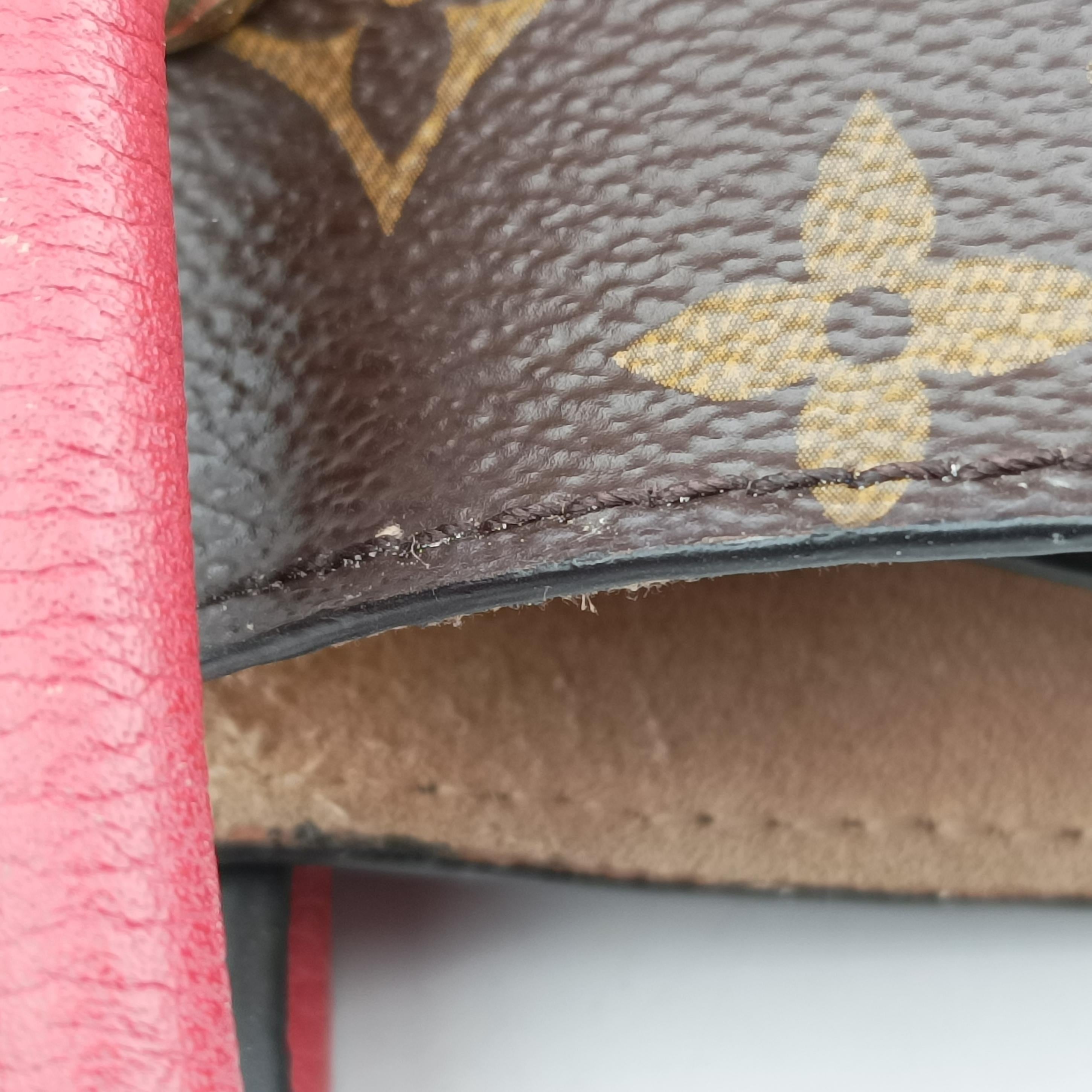 FLANDRIN Brown×CERISE Monogram Canvas×calf leather M41596 DU2177フランドリン モノグラム/ブラウン×スリーズ モノグラムキャンバス×カーフレザー M41596 DU2177