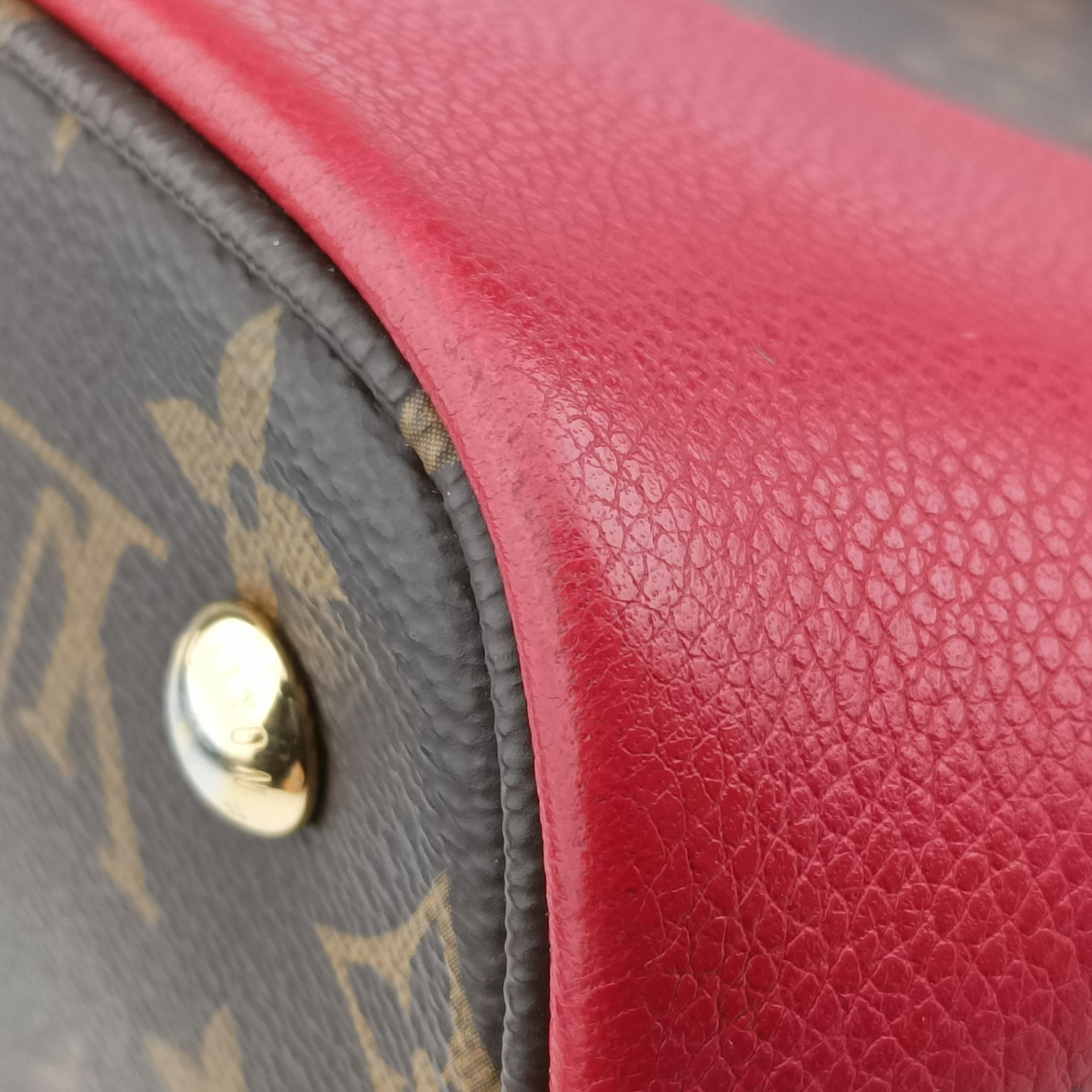 FLANDRIN Brown×CERISE Monogram Canvas×calf leather M41596 DU2177フランドリン モノグラム/ブラウン×スリーズ モノグラムキャンバス×カーフレザー M41596 DU2177