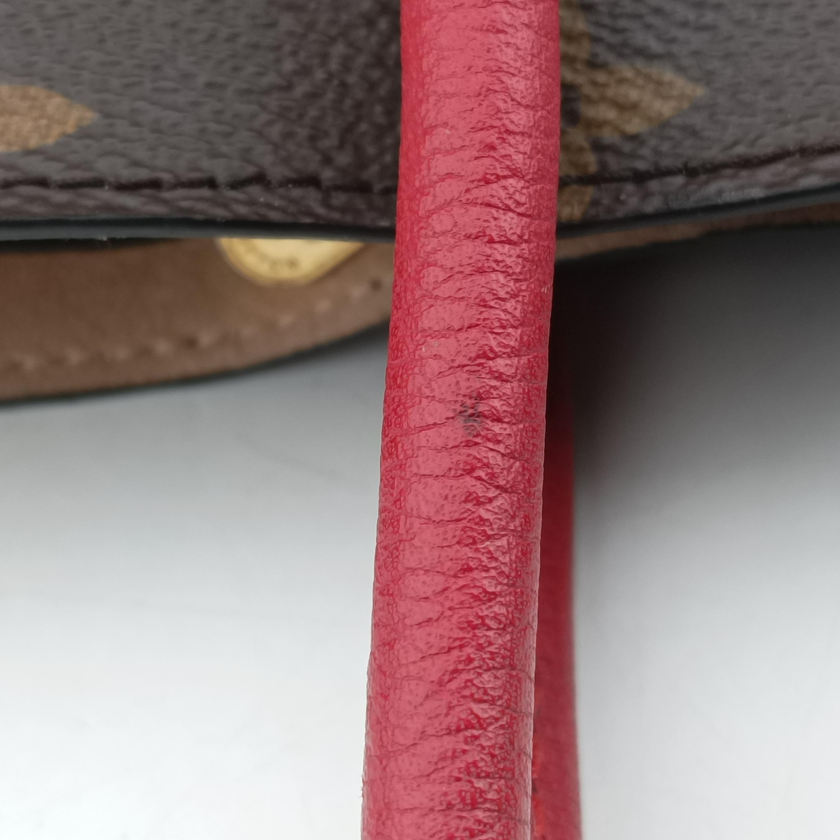 FLANDRIN Brown×CERISE Monogram Canvas×calf leather M41596 DU2177フランドリン モノグラム/ブラウン×スリーズ モノグラムキャンバス×カーフレザー M41596 DU2177