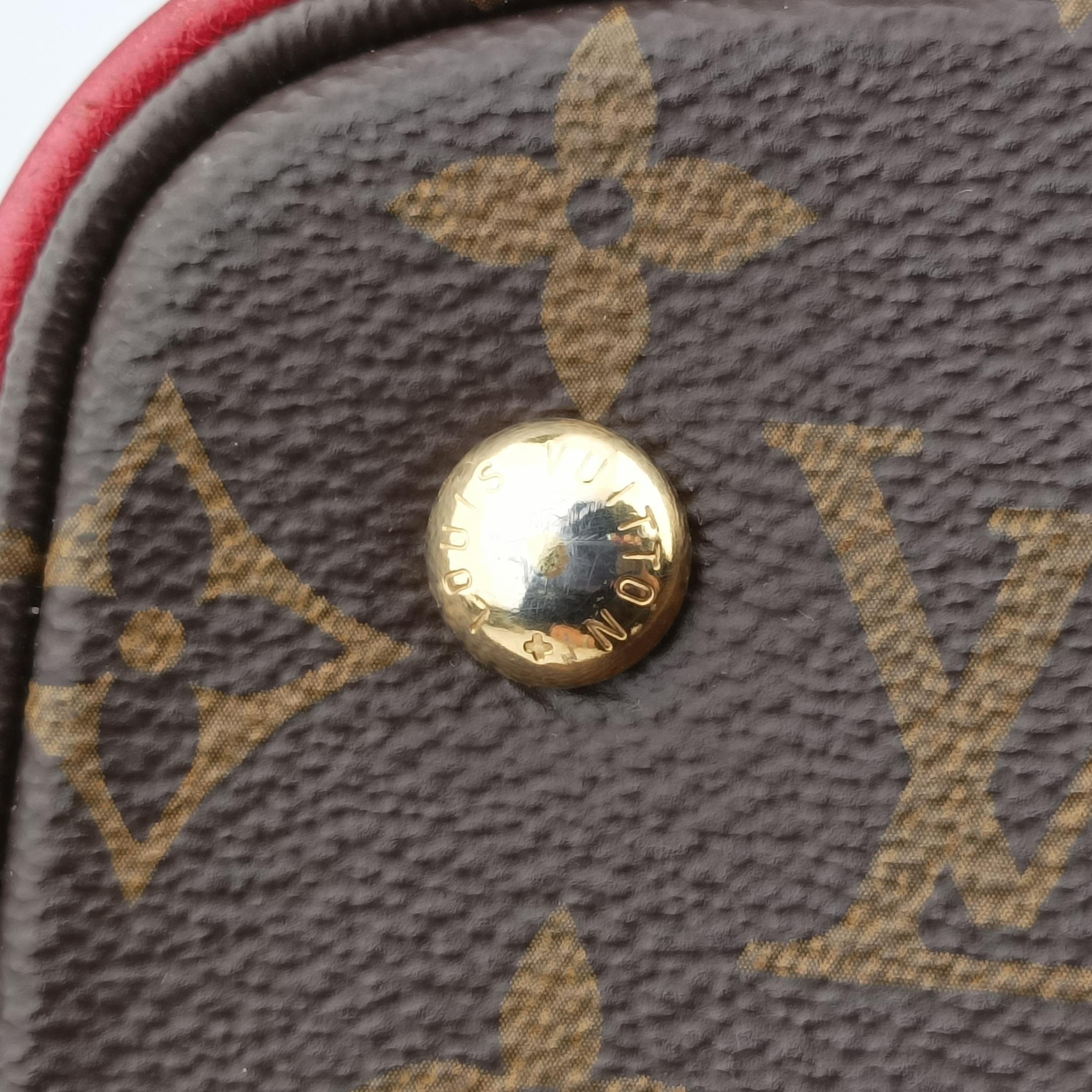 FLANDRIN Brown×CERISE Monogram Canvas×calf leather M41596 DU2177フランドリン モノグラム/ブラウン×スリーズ モノグラムキャンバス×カーフレザー M41596 DU2177