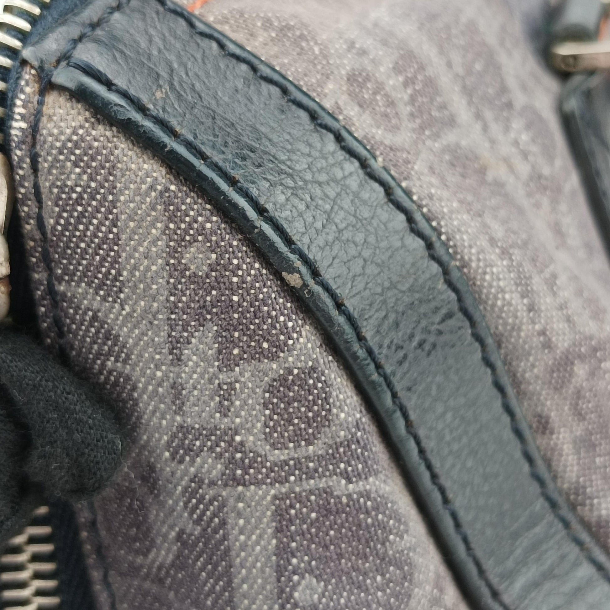 Trotter Grey×Multicolour canvas 02-BO-1005トロッター グレー×マルチカラー キャンバス 02-BO-1005