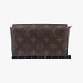 Multi Pochette FeLICIE Brown×beige Monogram Canvas M80091 IC Chip ミュルティ ポシェット フェリシー モノグラム/ブラウン×ベージュ モノグラムキャンバス M80091 ICチップ 