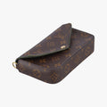 Multi Pochette FeLICIE Brown×beige Monogram Canvas M80091 IC Chip ミュルティ ポシェット フェリシー モノグラム/ブラウン×ベージュ モノグラムキャンバス M80091 ICチップ 