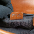D logo Brown fur×leather 15-MA-0065Dロゴ ブラウン ファー×レザー 15-MA-0065