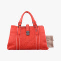 Roma Stitch Intrecciato Orange Leather B00114364Cローマ イントレチャート オレンジ レザー B00114364C
