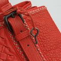 Roma Stitch Intrecciato Orange Leather B00114364Cローマ イントレチャート オレンジ レザー B00114364C