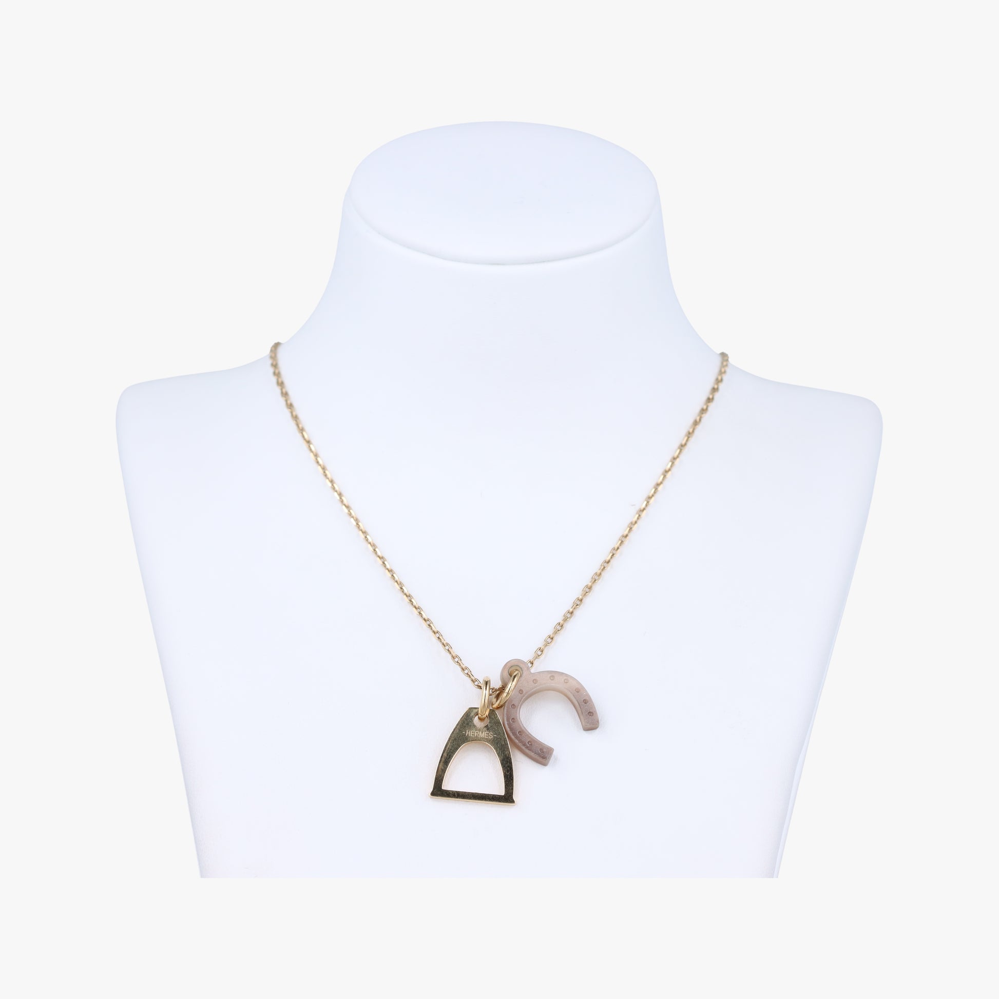 Equestre Pendant Golden×BBrown GP GD 02 70エケストル ペンダント ゴールド×ブラウン GP GD 02 70