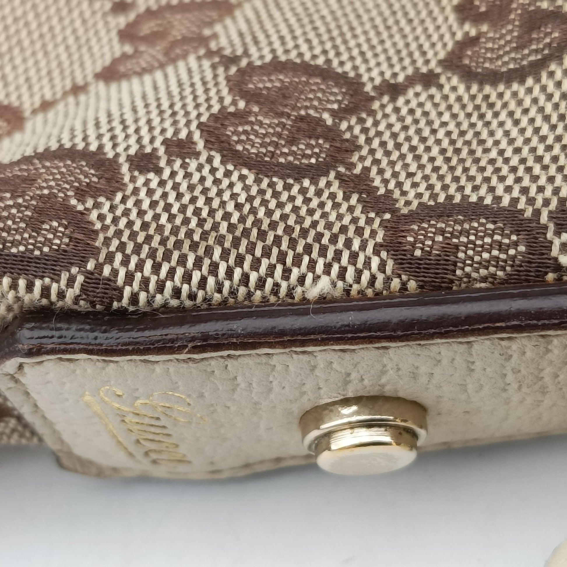 GG Abbey Brown leather 130738 ジージー アビー ブラウン レザー 130738 