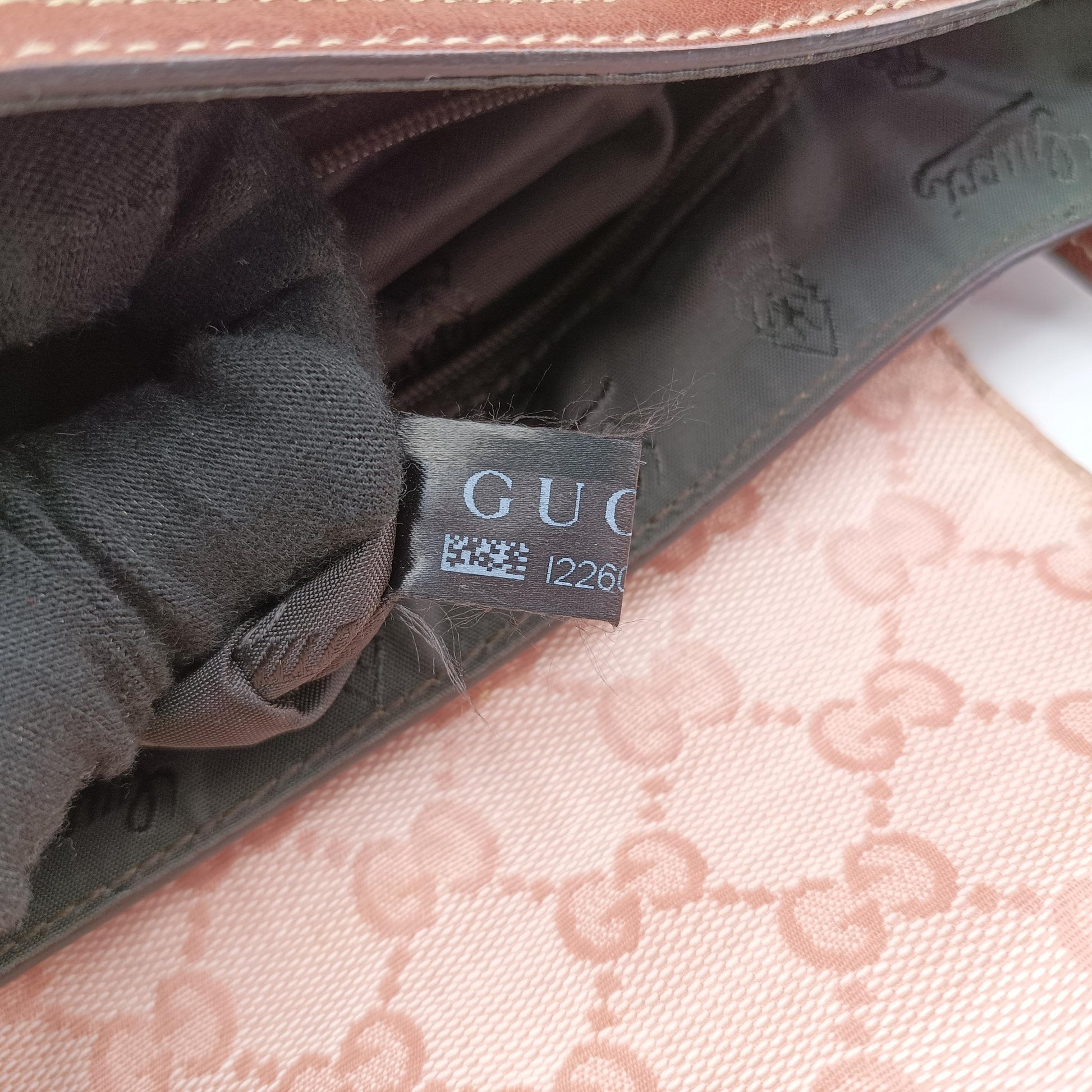 GG Crystal Duchessa Flap Beige x Pink PVC coated canvas 181476 I2260735GGクリスタル ドゥケッサ フラップ ベージュ×ピンク PVCコーティングキャンバス 181476 I2260735