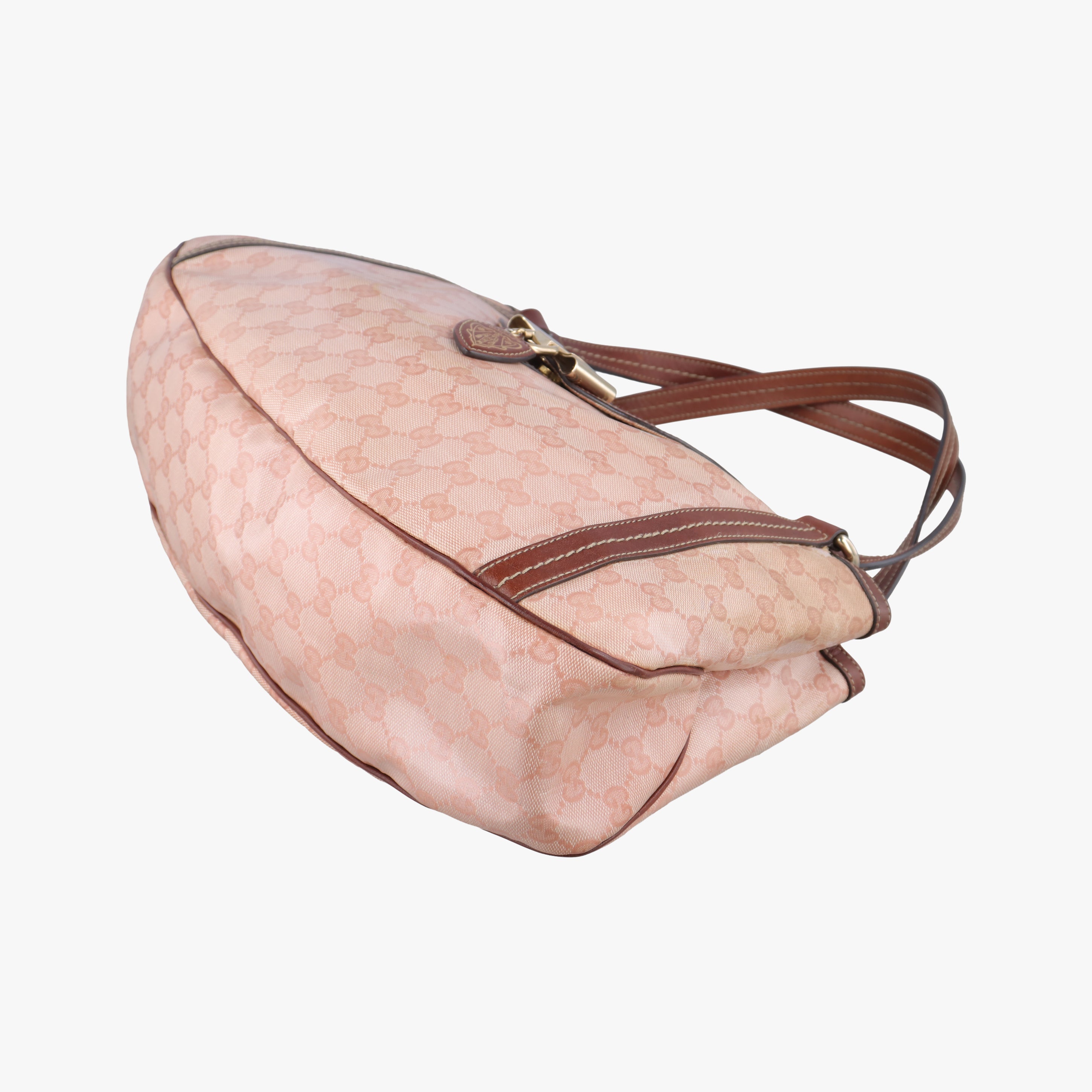 GG Crystal Duchessa Flap Beige x Pink PVC coated canvas 181476 I2260735GGクリスタル ドゥケッサ フラップ ベージュ×ピンク PVCコーティングキャンバス 181476 I2260735