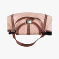 GG Crystal Duchessa Flap Beige x Pink PVC coated canvas 181476 I2260735GGクリスタル ドゥケッサ フラップ ベージュ×ピンク PVCコーティングキャンバス 181476 I2260735