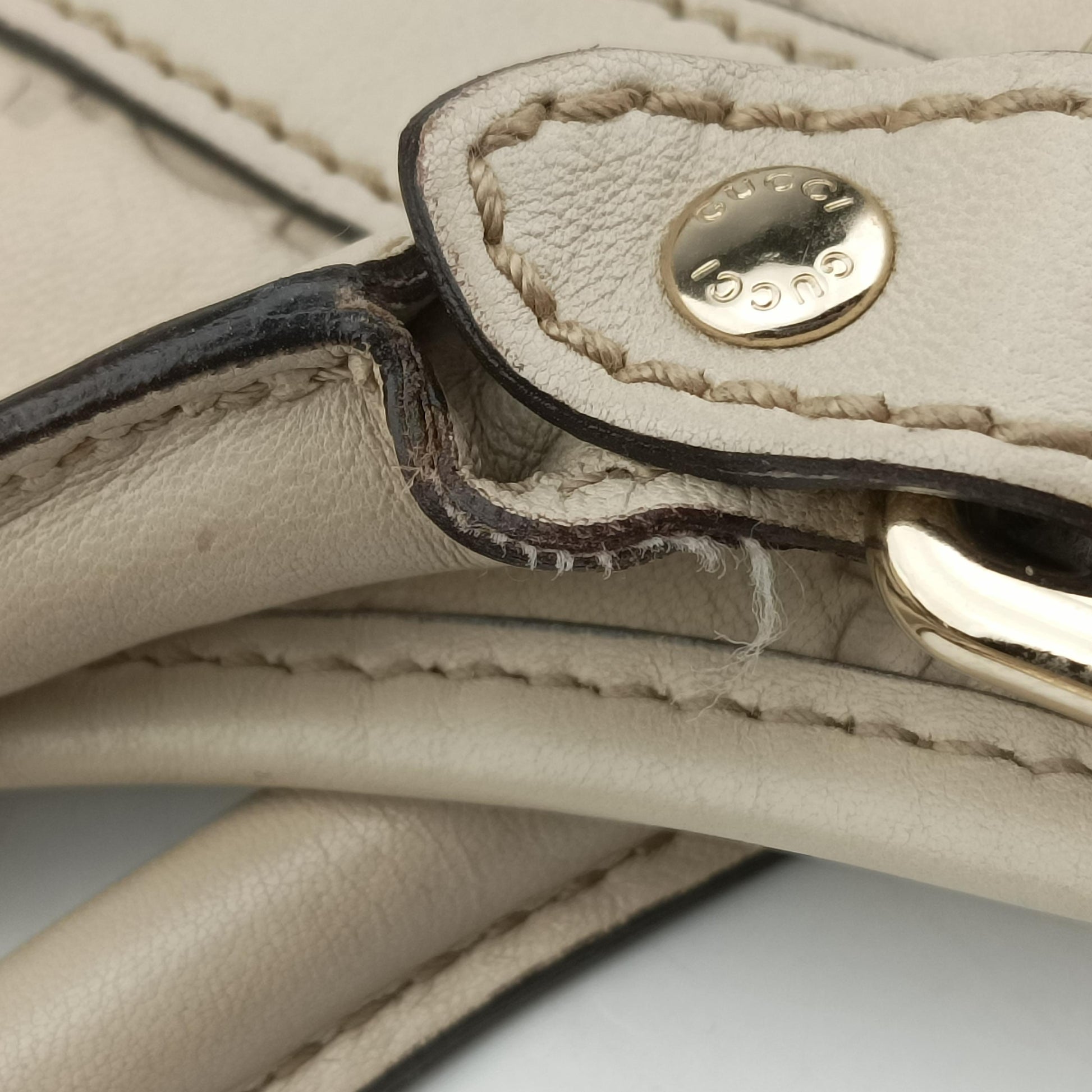 New Jackie White Leather 203494 C3718913ニュージャッキー ホワイト レザー 203494 C3718913