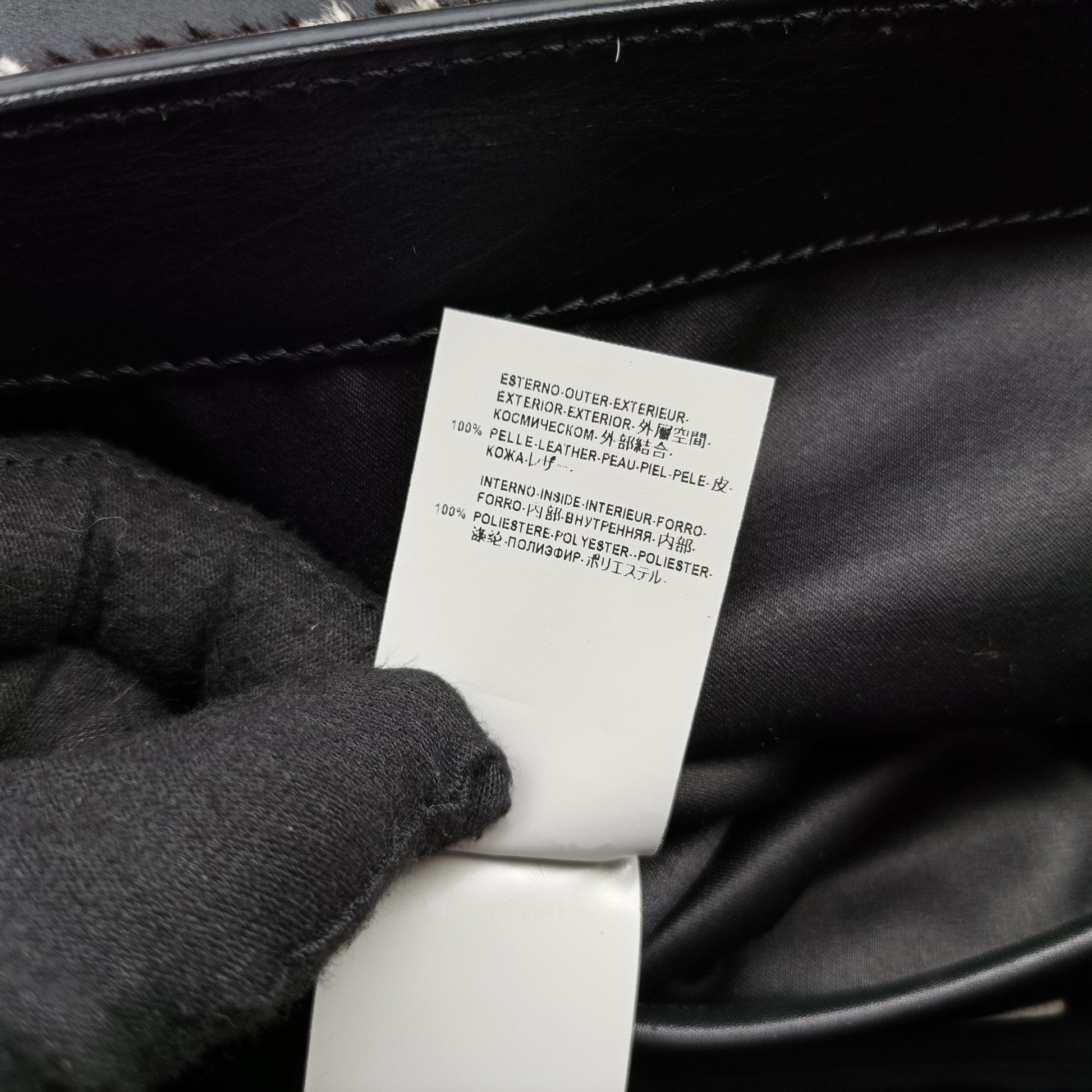 medusa Black×Multicolour ponyhair×leather CLG460 221 238 742メデゥーサ ブラック×マルチカラー ハラコ×レザー CLG460 221 238 742