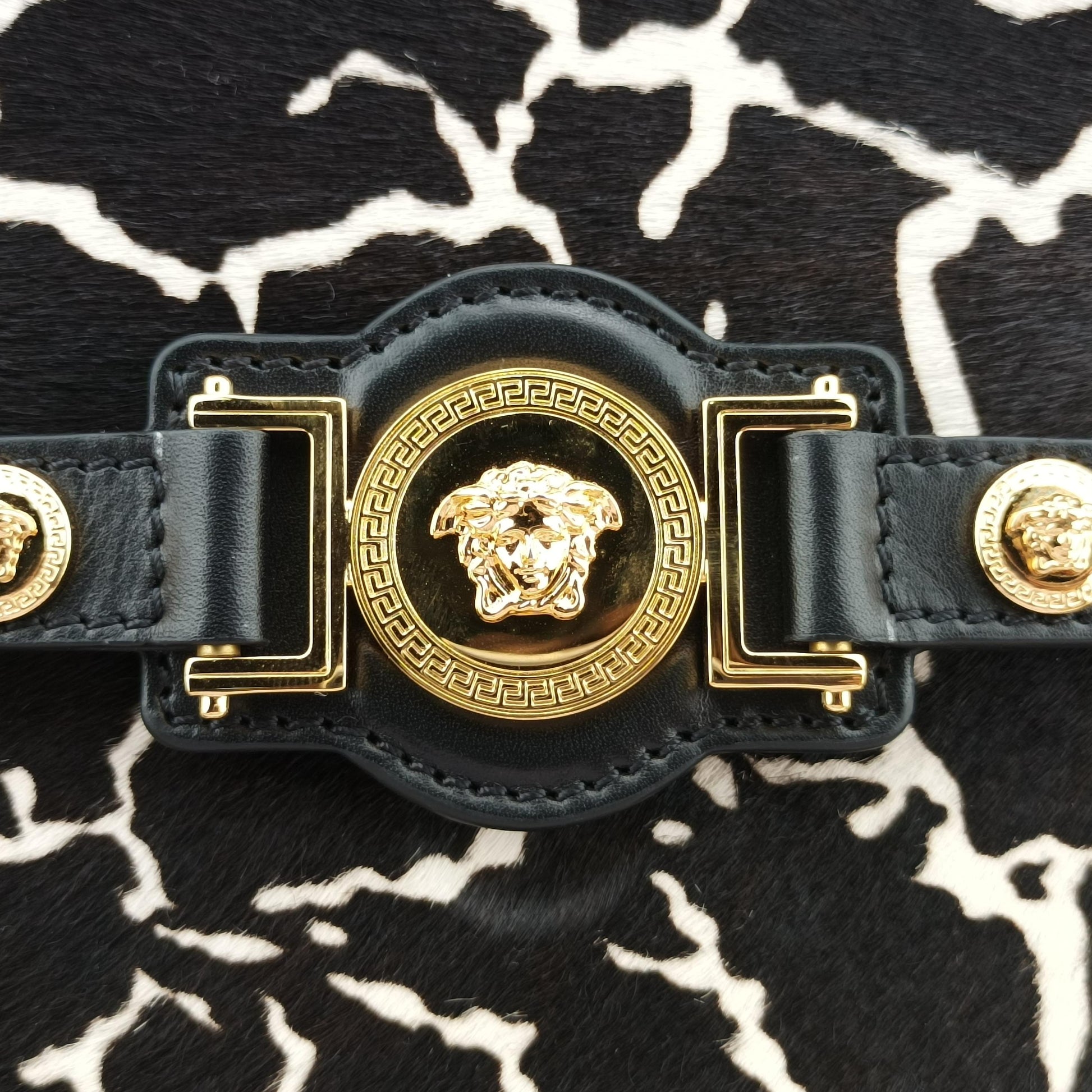 medusa Black×Multicolour ponyhair×leather CLG460 221 238 742メデゥーサ ブラック×マルチカラー ハラコ×レザー CLG460 221 238 742