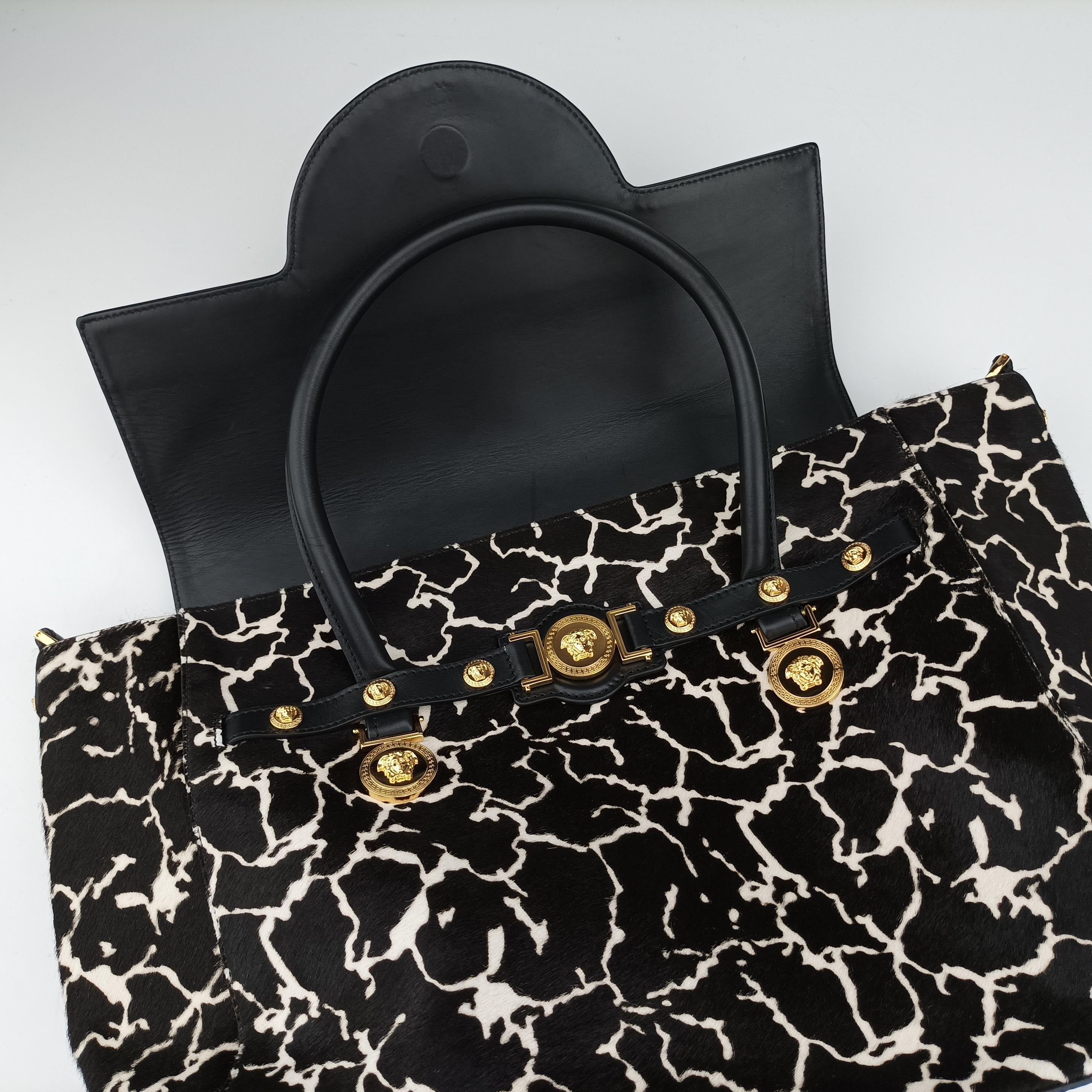 medusa Black×Multicolour ponyhair×leather CLG460 221 238 742メデゥーサ ブラック×マルチカラー ハラコ×レザー CLG460 221 238 742