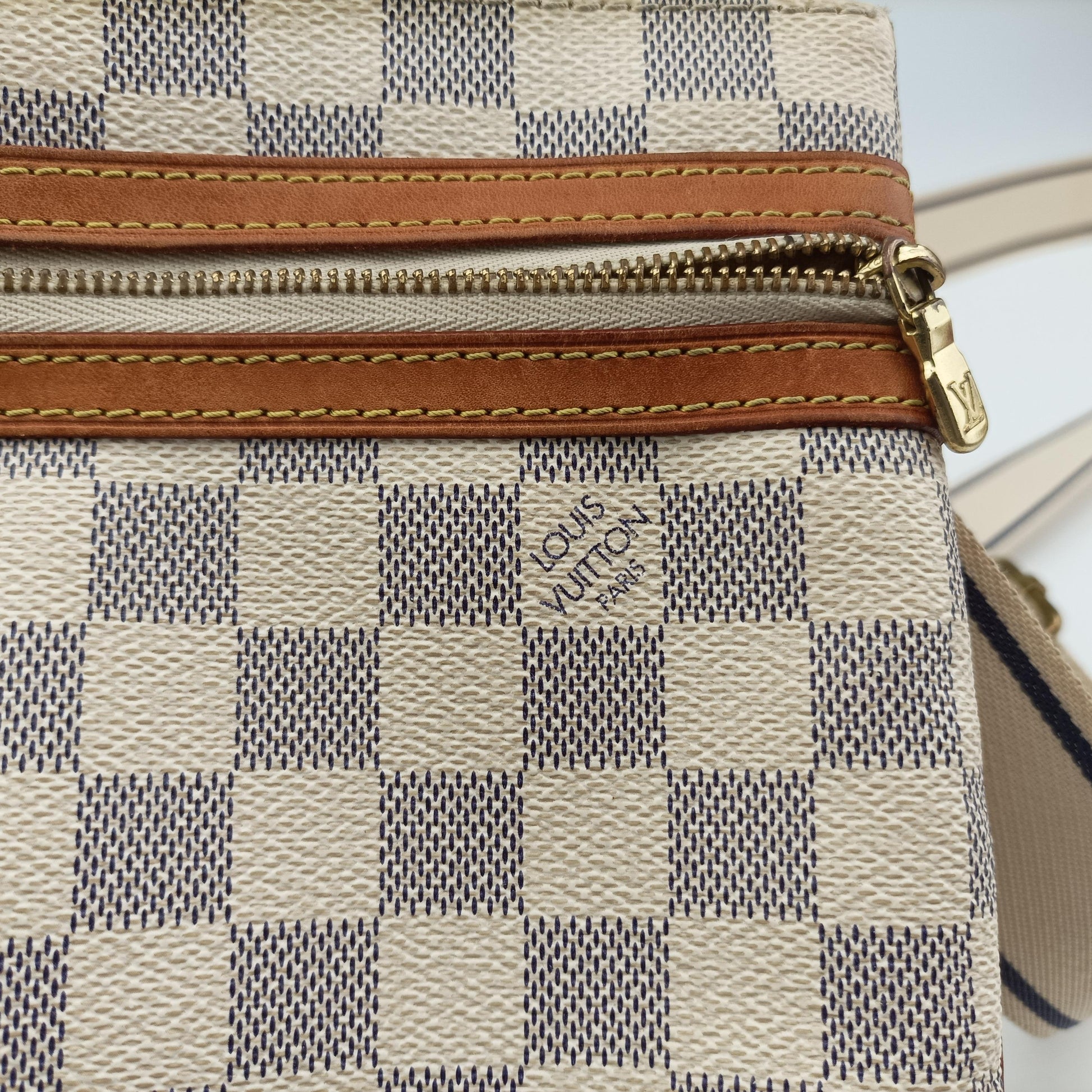 Pochette Bosphore Azur Damier Canvas N51112 MI3087ポシェットボスフォール アズール ダミエキャンバス N51112 MI3087