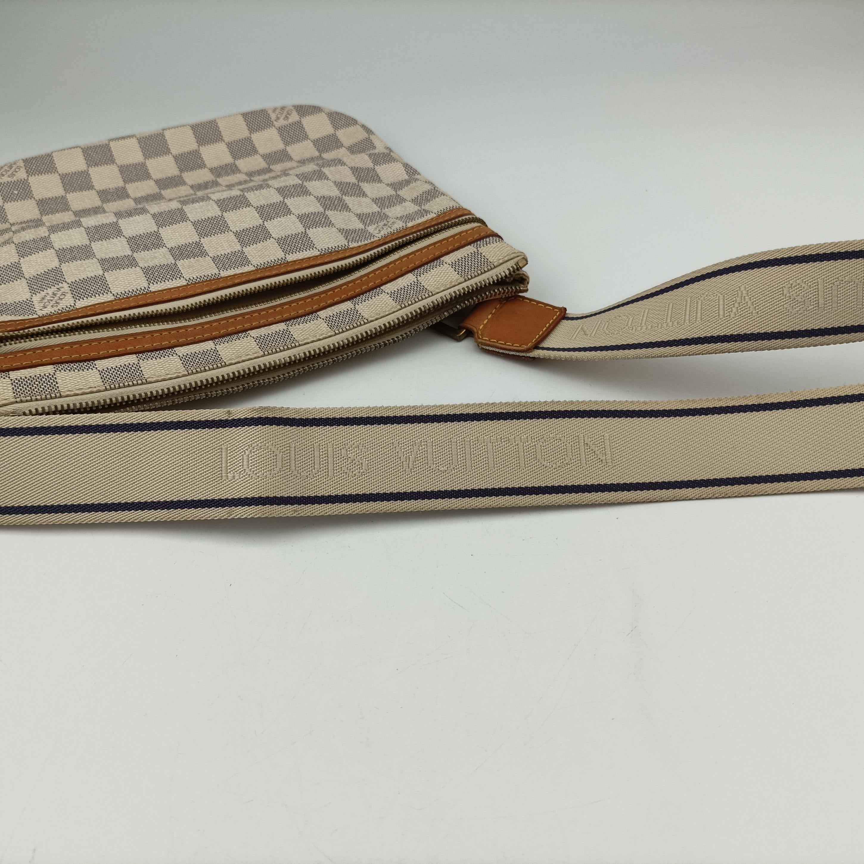 Pochette Bosphore Azur Damier Canvas N51112 MI3087ポシェットボスフォール アズール ダミエキャンバス N51112 MI3087
