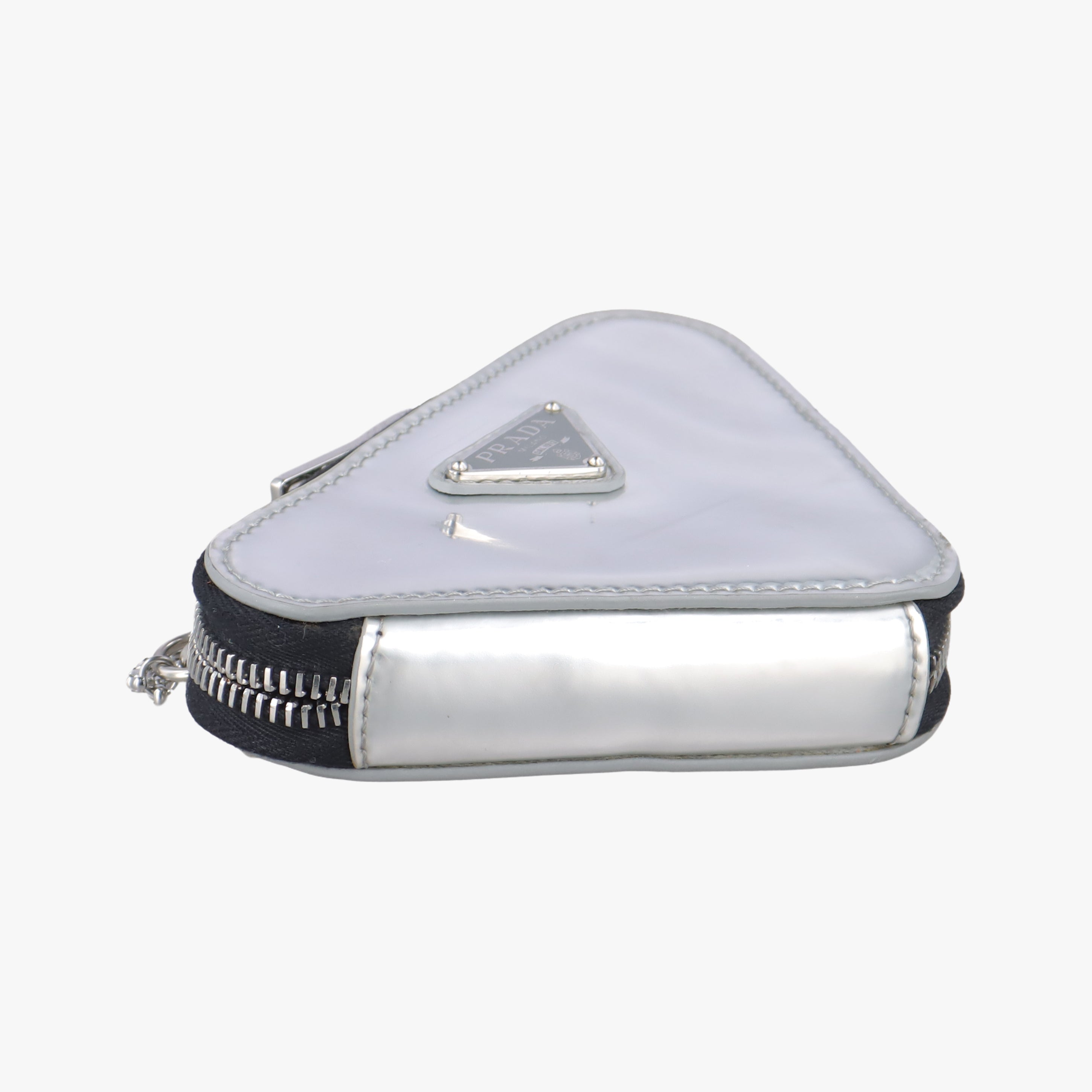 Triangle Logo Silver patent 230-Aトライアングルロゴ シルバー パテント 230-A