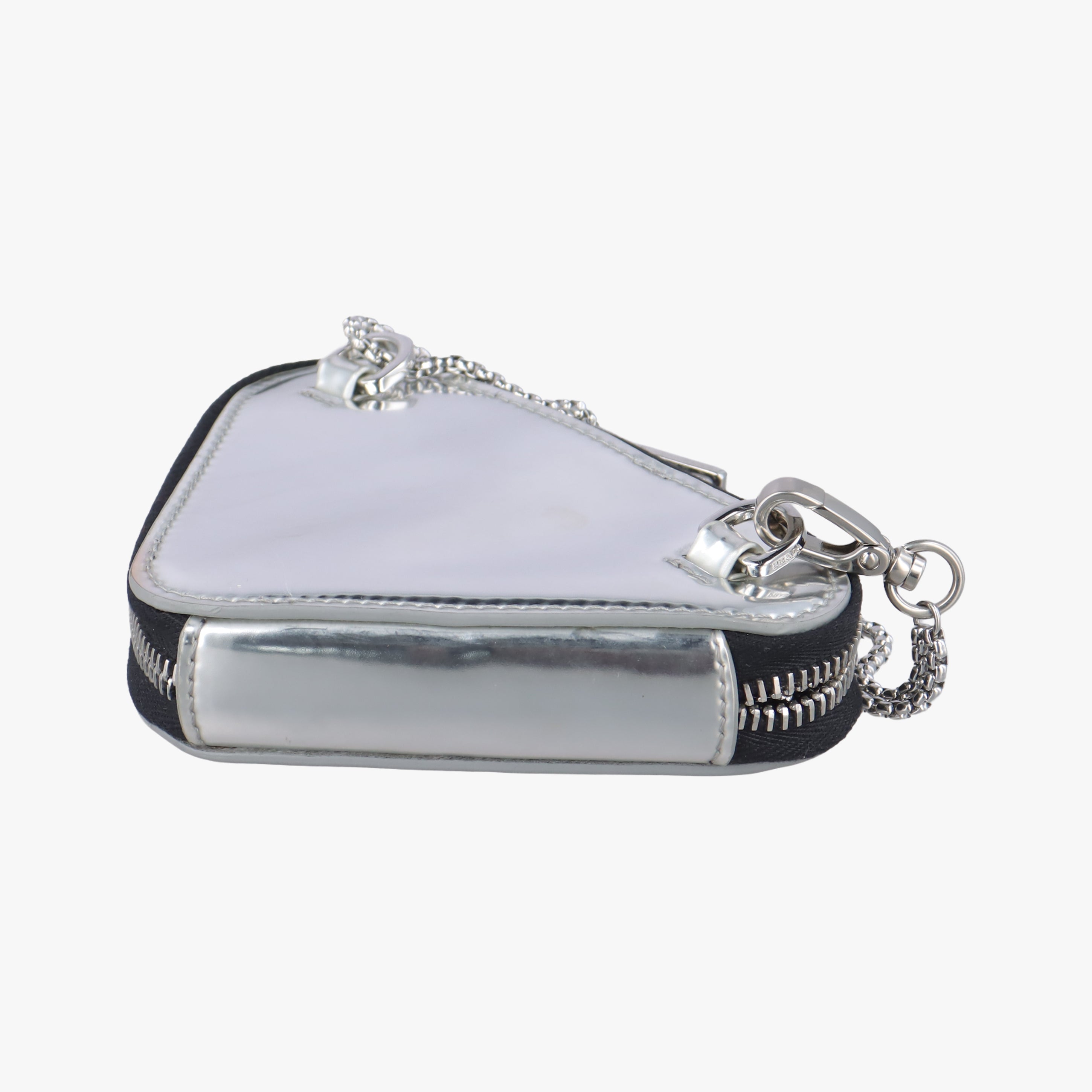 Triangle Logo Silver patent 230-Aトライアングルロゴ シルバー パテント 230-A